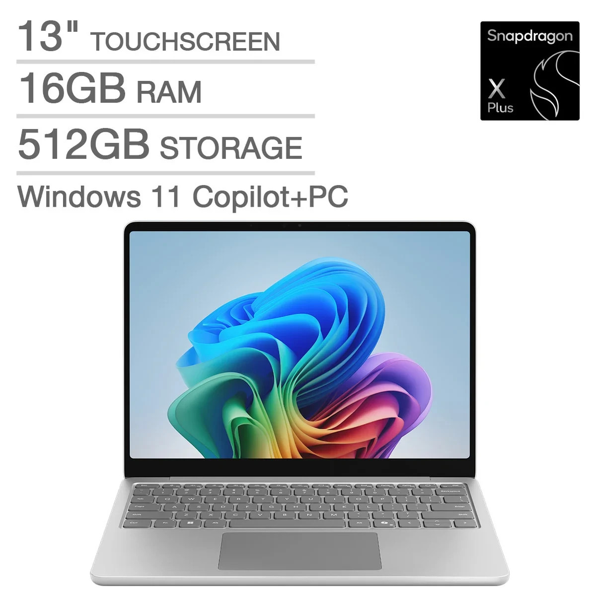 Microsoft Surface Laptop Copilot+ PC 13″ PixelSense EP2-34462 16GB RAM 512GB SSD