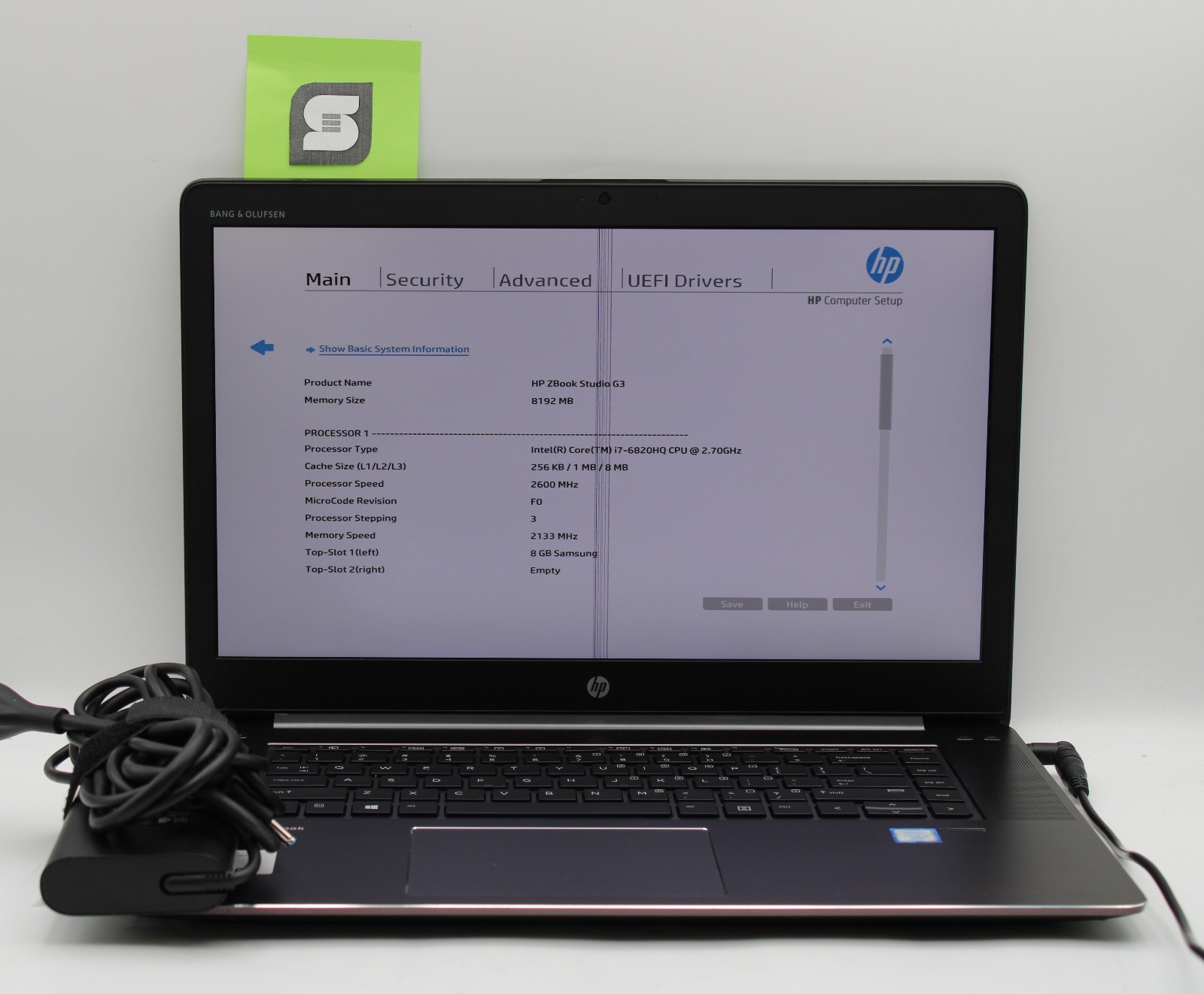HP ZBook Studio G3 i7-6820HQ @ 2.7 GHz 8GB RAM 128GB SSD M1000M No OS *READ