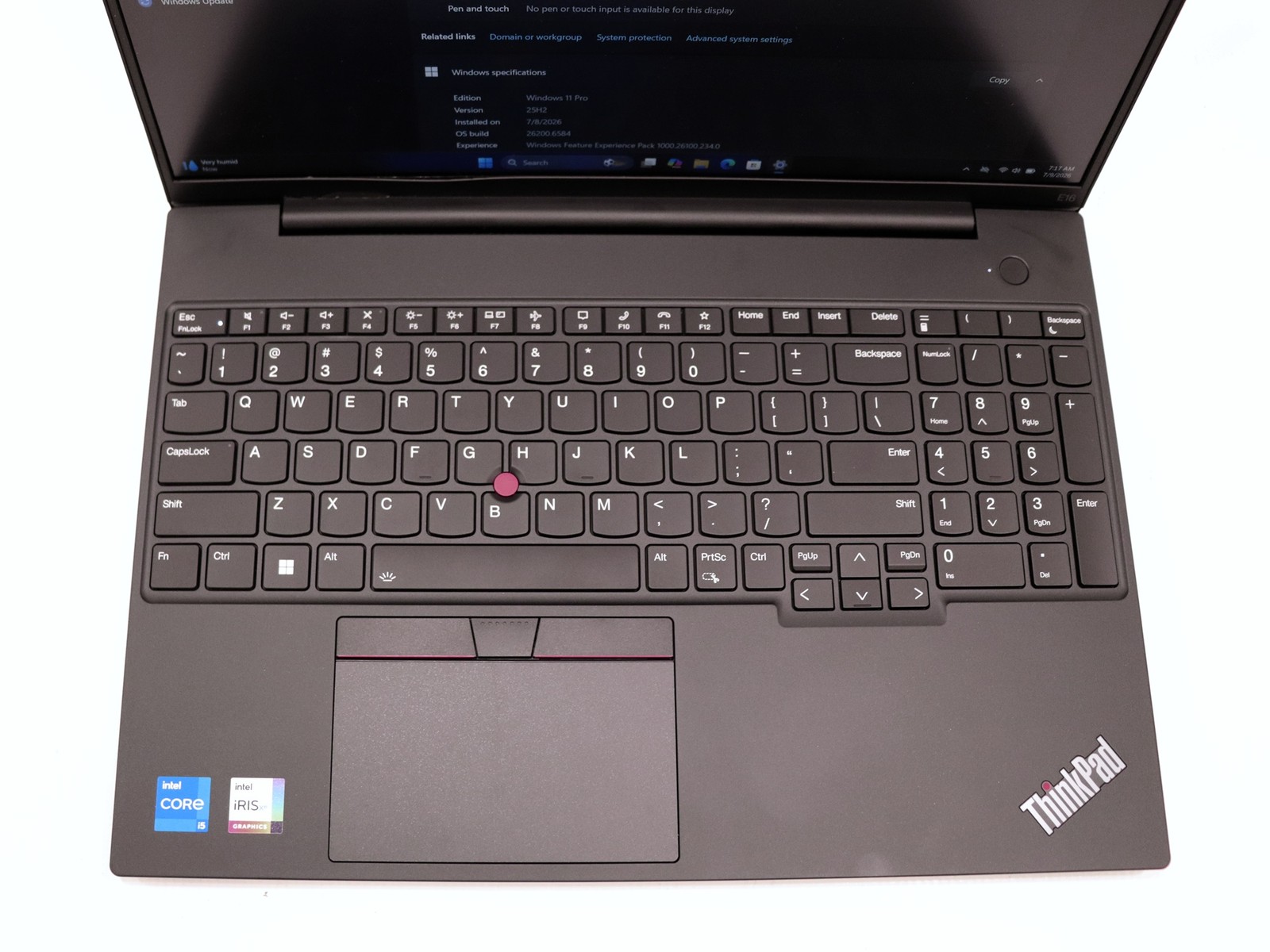 Lenovo ThinkPad E16 Gen 1 16.0″ Intel i5-1335U 16GB 256GB NVMe W11P – Read