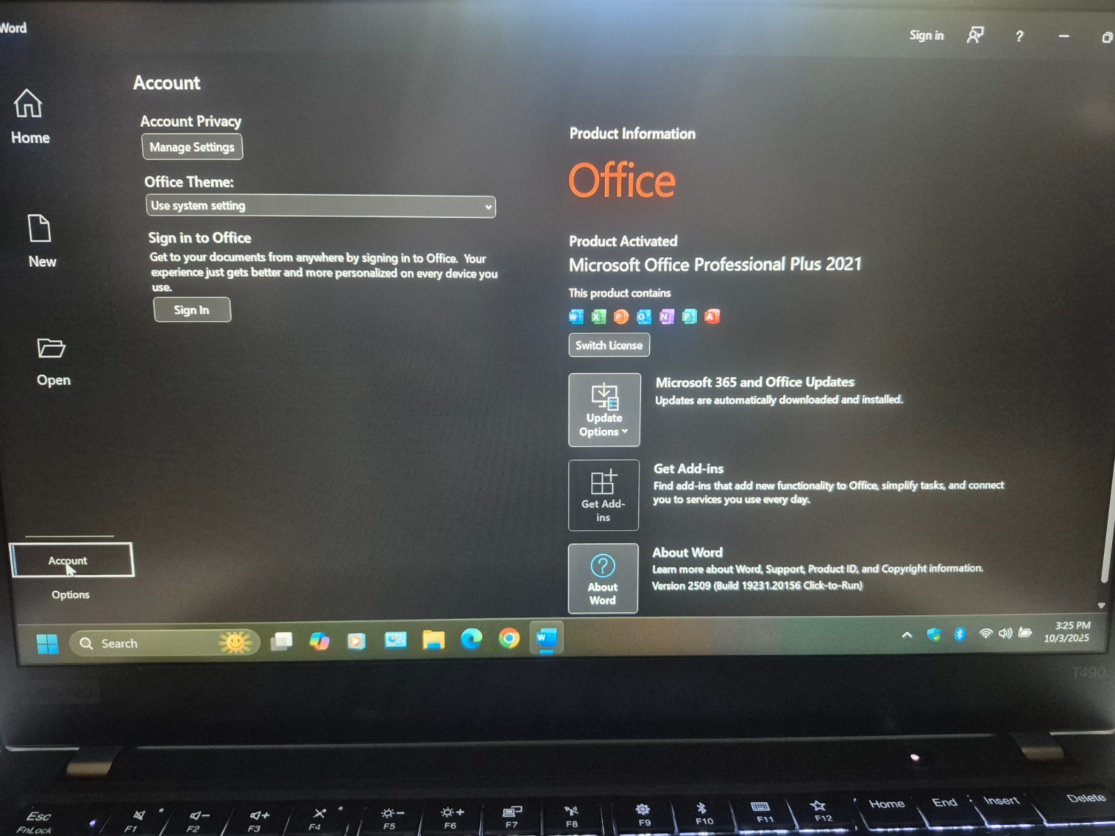 LENOVO THINKPAD T490 TOUCH i7-10510U 16GB RAM 512GB NVMe WIN 11 + OFFICE 2021