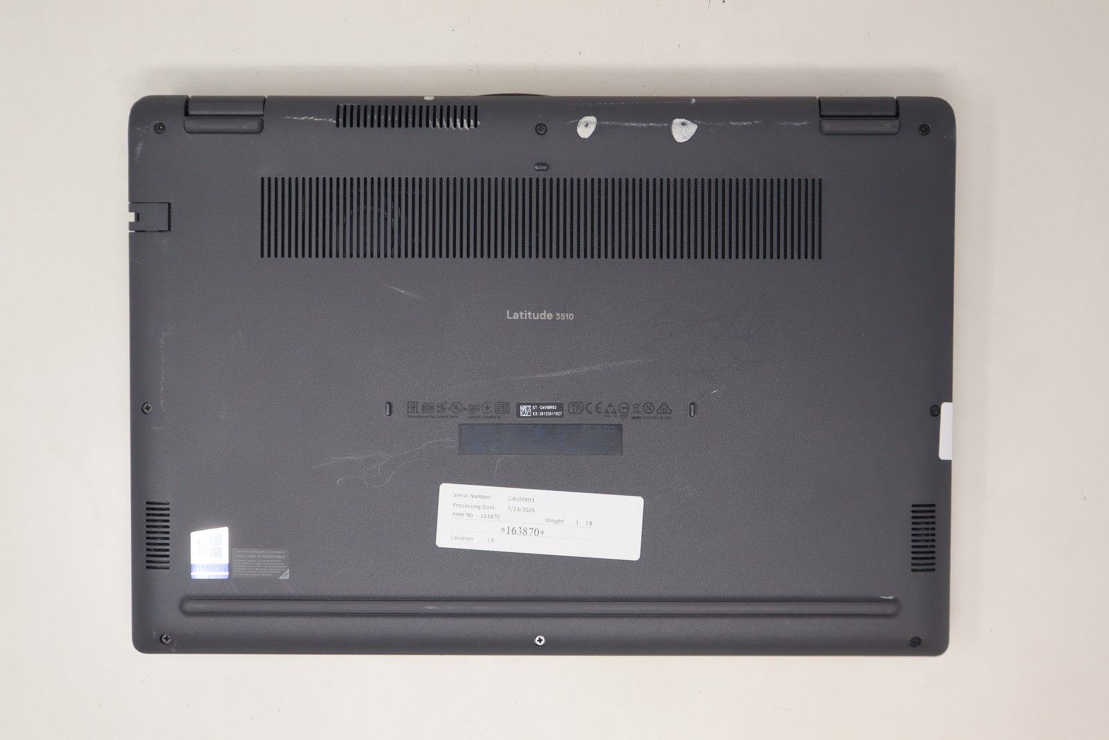 Dell Latitude 3510 Laptop 10th Gen i5 8GB RAM 512GB NVMe Win 11 Pro