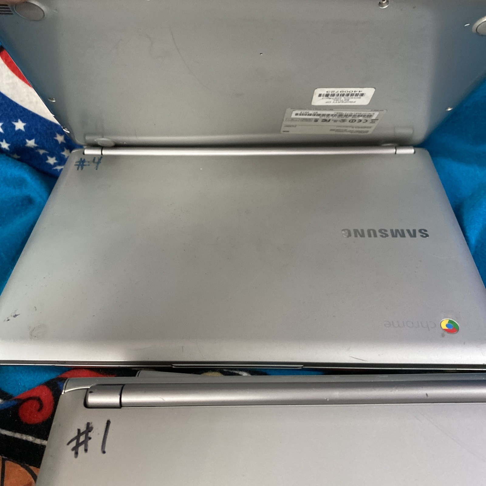Lot 5x Samsung Dell Chromebook XE303C12 School Surplus Untested No power Supply
