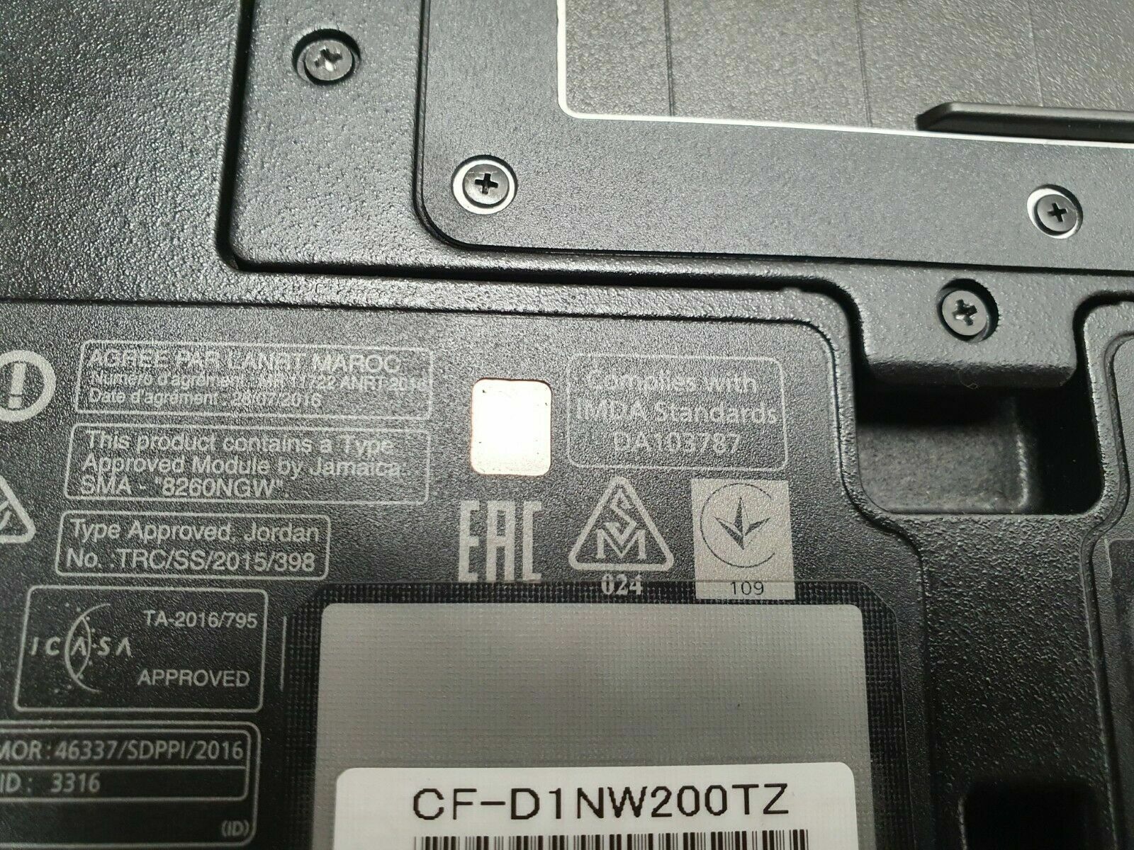 PANASONIC TOUGHBOOK CF-D1 MK3 i5-6300U 2.40GHZ 16GB 512GB SSD XENTRY TAB GRADE A