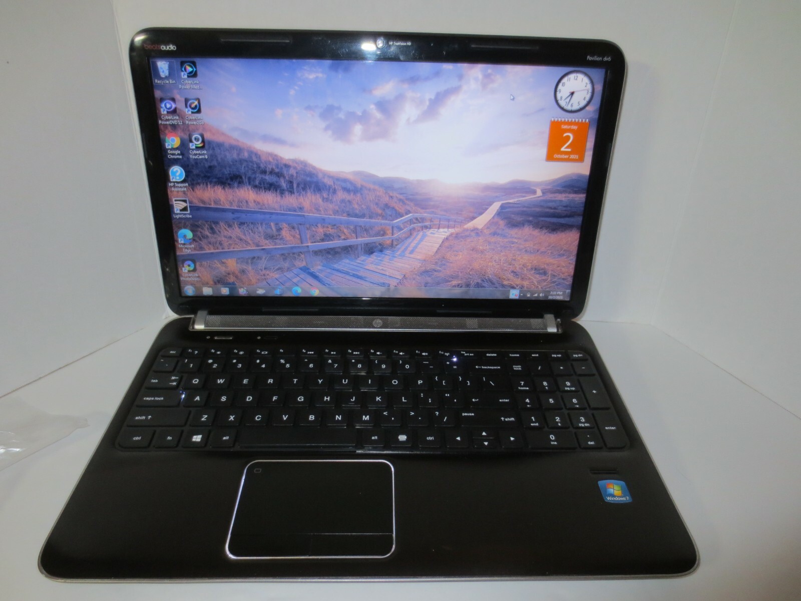 HP PAVILION DV6T-6000 15.6″ CORE I7-2630QM@2.0GHz 6GB RAM 500GB HDD WIN7 OFF13