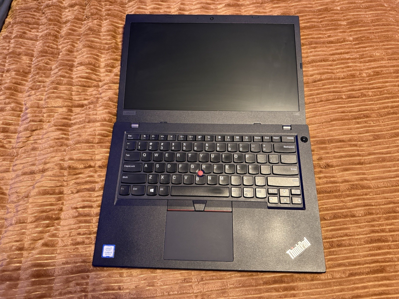 Lenovo ThinkPad L480 14″ i3-8th Gen 8GB 256GB SSD FHD Win11 Black unlocked