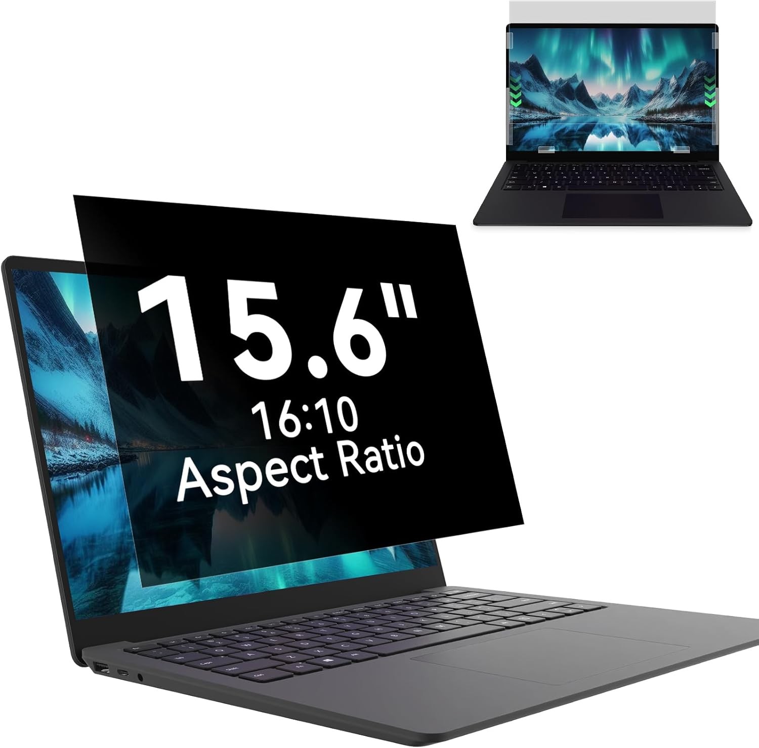 Laptop Privacy Screen 15.6 Inch Anti-Glare Blue Light Computer Monitor Protector
