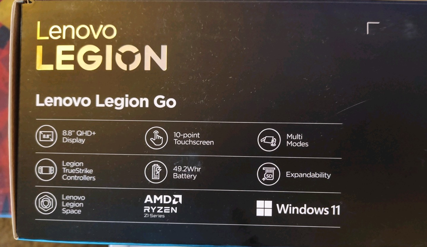 Lenovo Legion Go Z1 Extreme 1TB Internal Storage 16GB RAM Windows 11 Home. New!