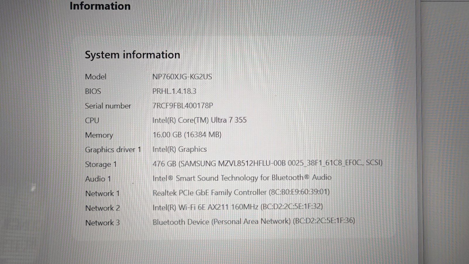 Galaxy Book 6 Win 11 Home | 16 GB | 512 GB | 16.0 Touch | Intel Core Ultra 7 355
