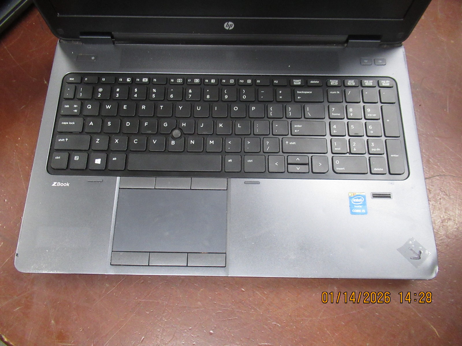 HP ZBook 15 15.6″ Intel i5-4300M 2.60GHz 16GB 256GB HDD Laptop w/ AC [NO OS] @@@