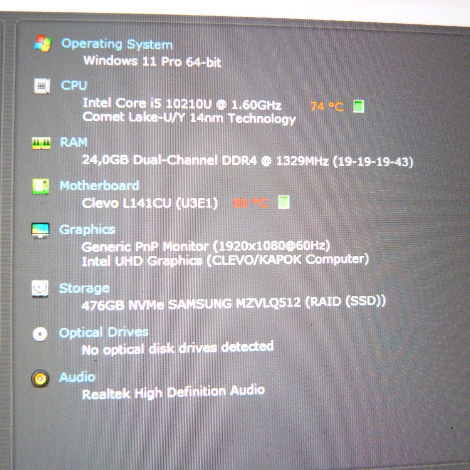 Terra 1470 14″ FULLHD ULTRABOOK 1KG l 512GB SSD Windows 11 l i5 QUAD Gen10