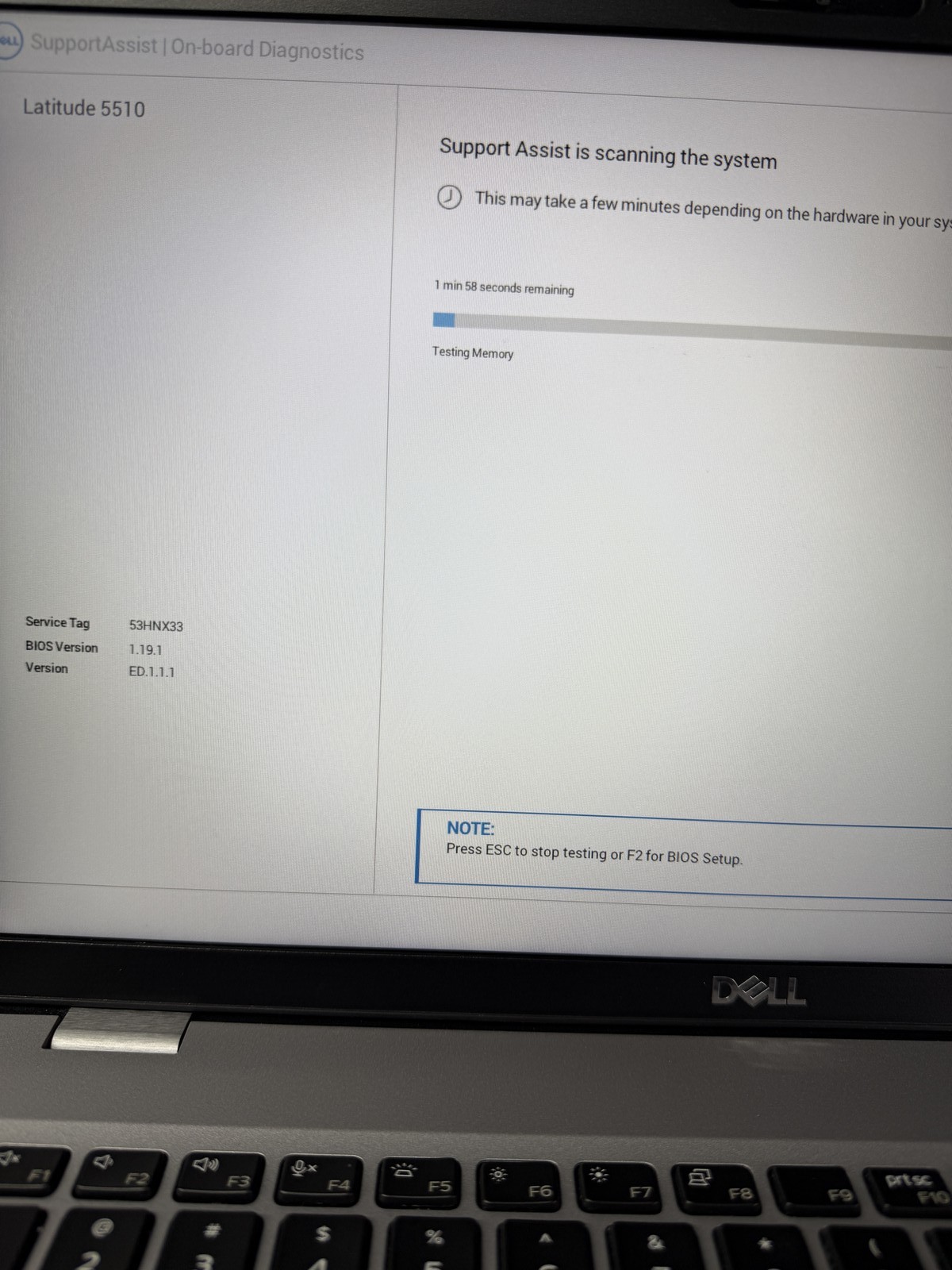 Dell Latitude (5510) 15.6inch i5-10210U 8GB 256GB NO OS Please READ