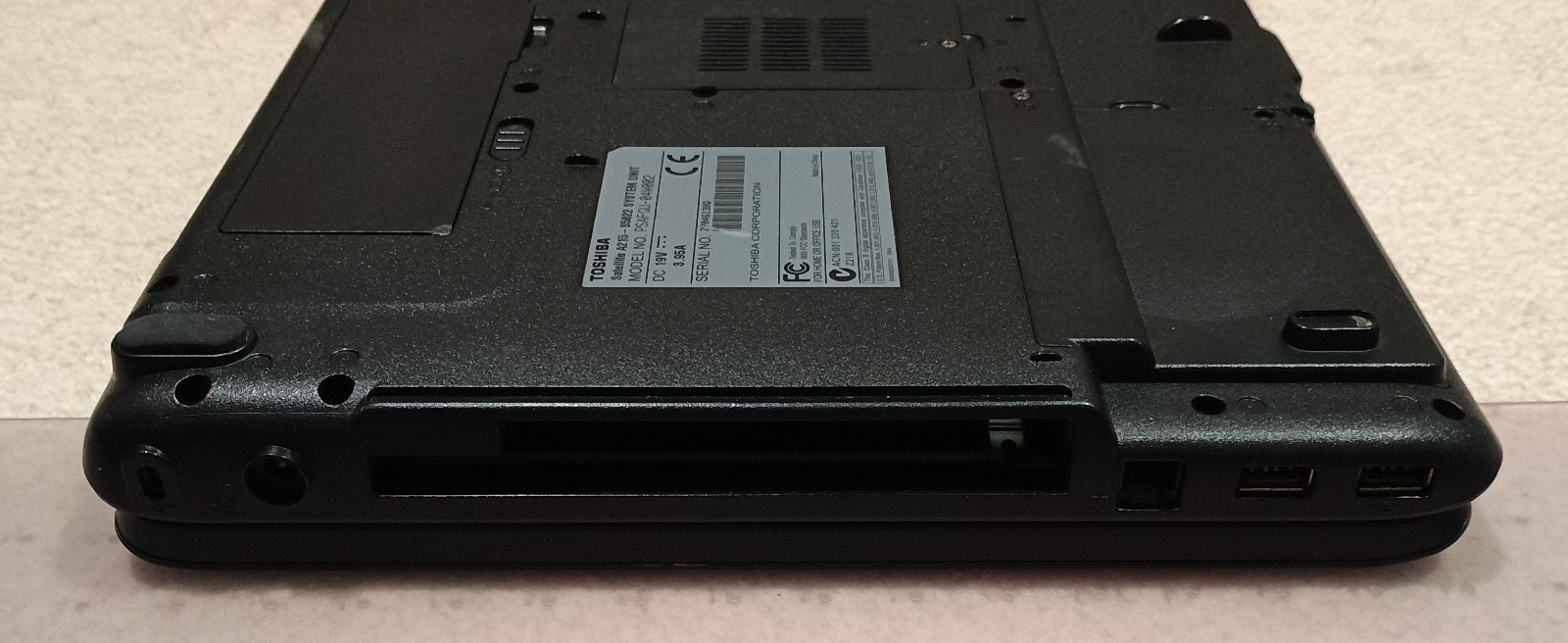 Toshiba Satellite A215 laptop Windows 7 Pro & Open DOS Dual Boot, Works Great!