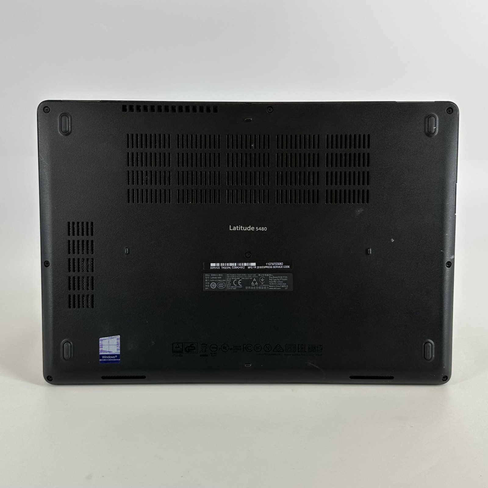 Dell Latitude 5480 14 Black HD TOUCH i5-7300U 2.60GHz 8GB 256GB SSD FRAME SPLIT