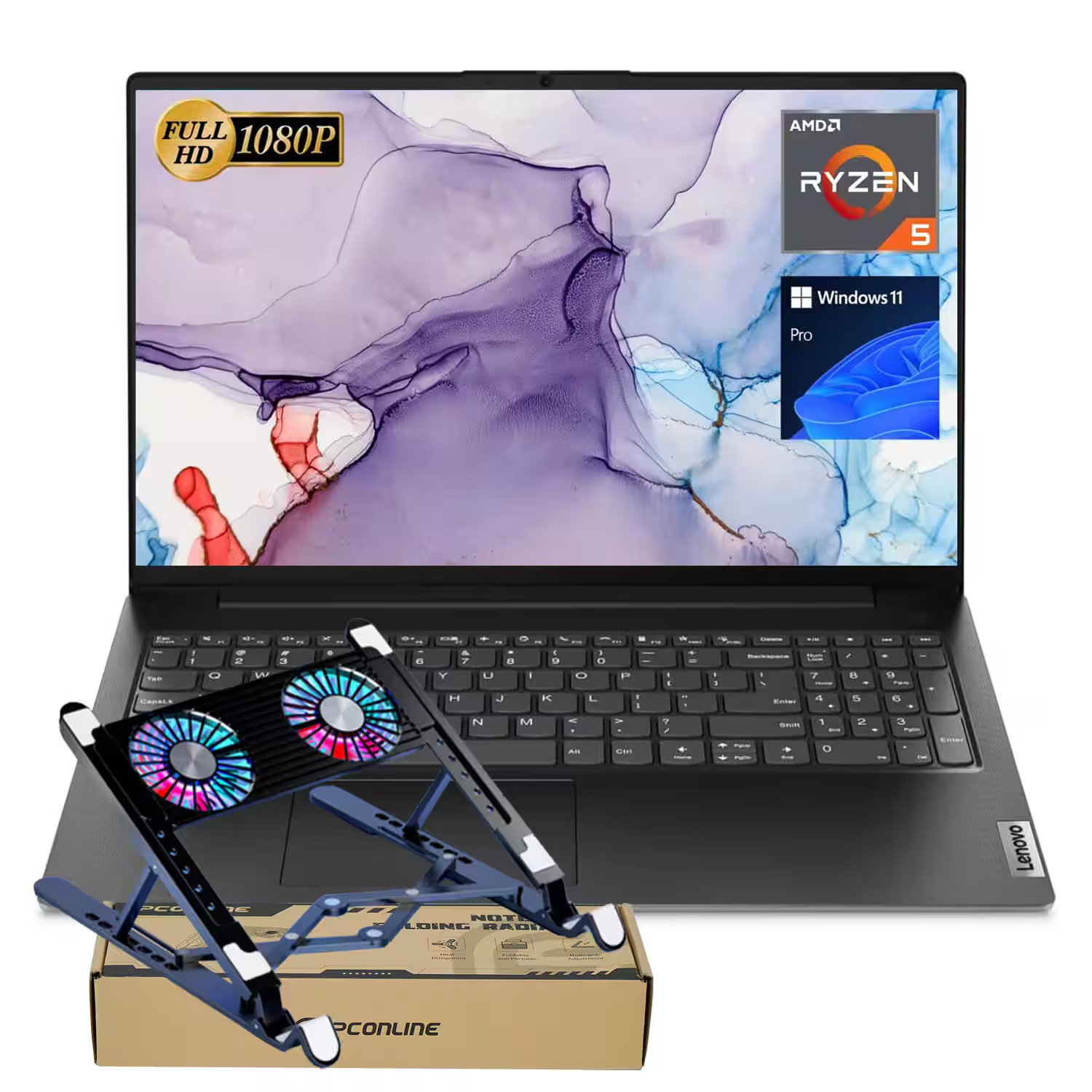 Lenovo – Upgraded – V15 15.6 in FHD – AMD Ryzen 5 7430U with 40GB RAM – 1TB SSD