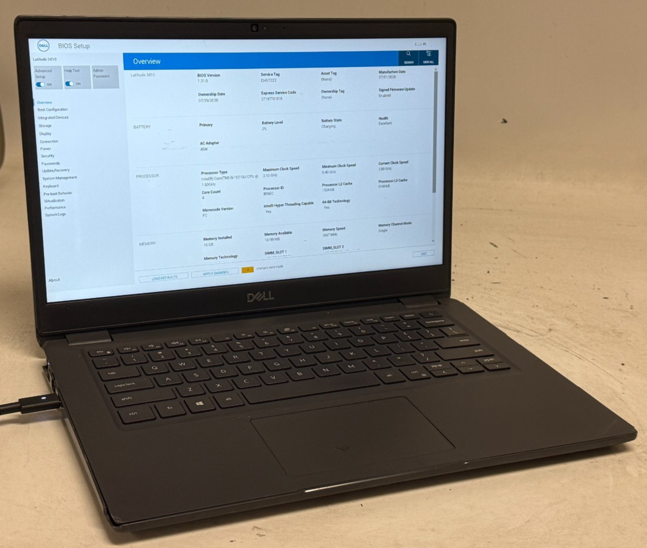 Dell Latitude 3410 14″ (i5-10210u 1.60GHz – 16GB RAM – 256GB SSD – Win11Home)
