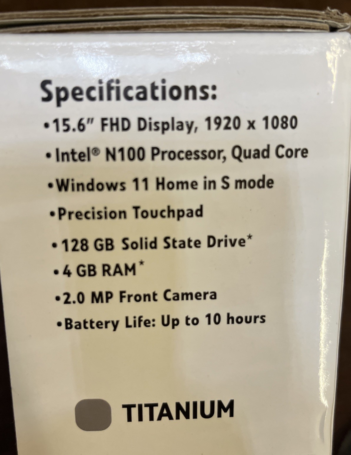 Gateway GWNN11554 15.6″ FHD Laptop Intel N100 4GB RAM 128GB SSD Win 11 S New