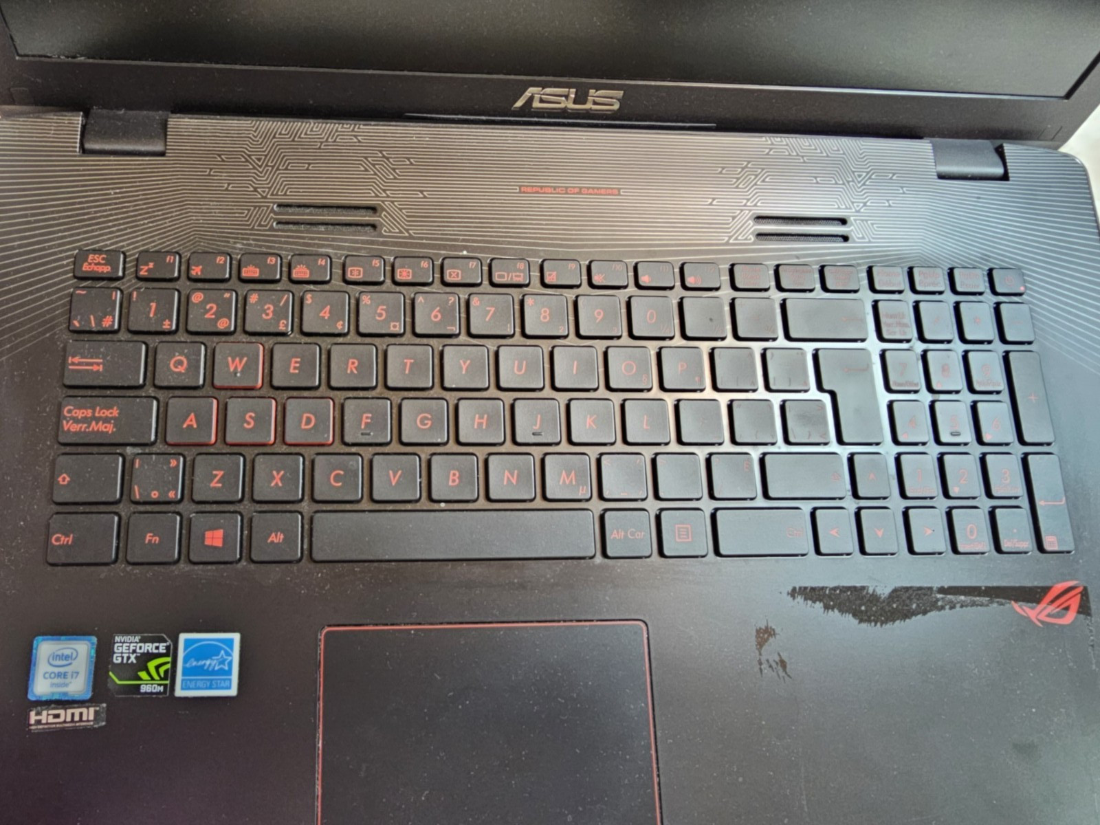 ASUS GL752VW 32GB RAM 2.3TB SSD+HDD i7 Workstation Laptop 17.3″ GTX 960M Win11