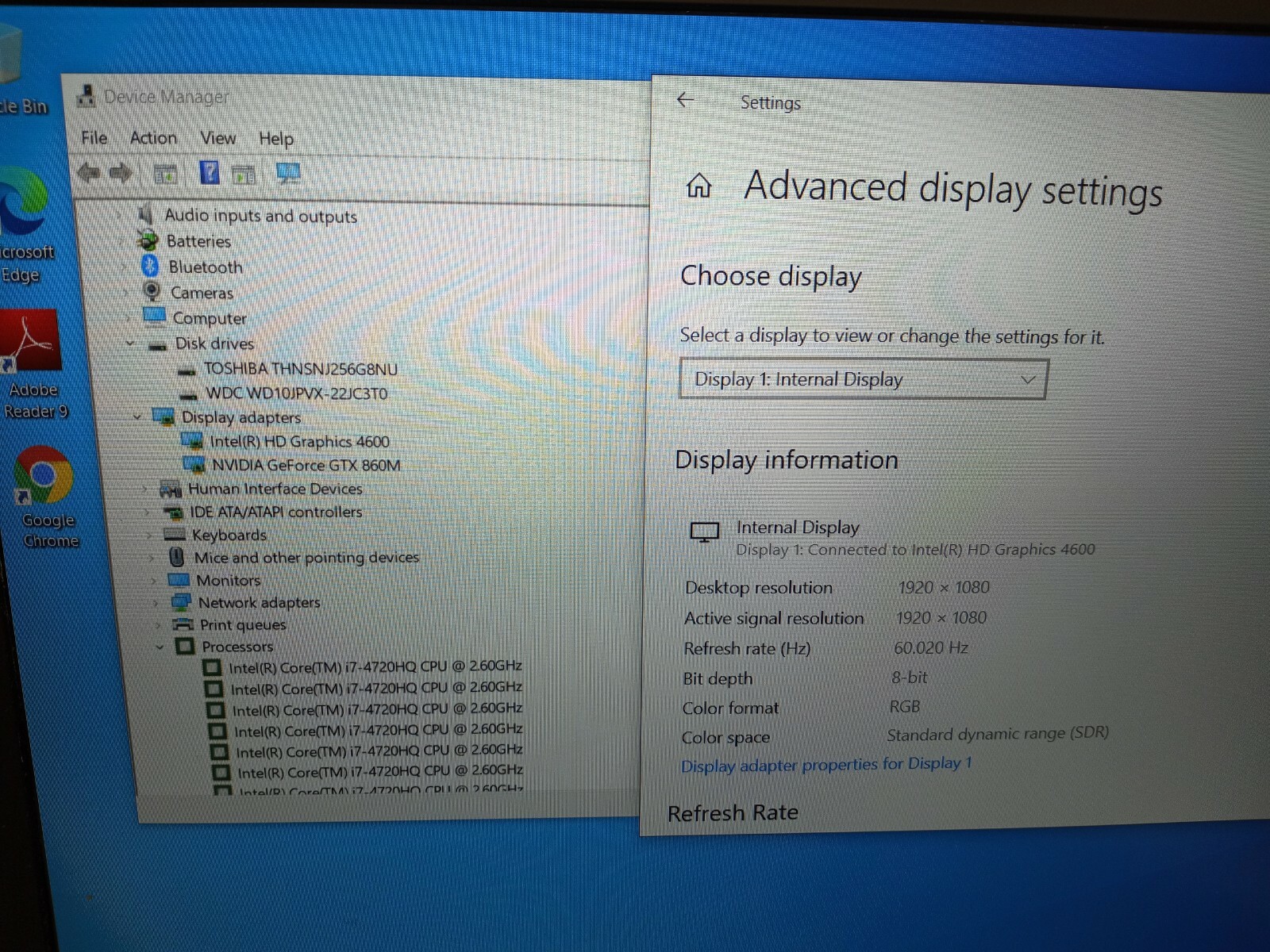 Acer Aspire VN7-591G Intel Core i7-4720HQ 2.6GHz 16GB 256GB SSD+HDD W10 GTX 860M