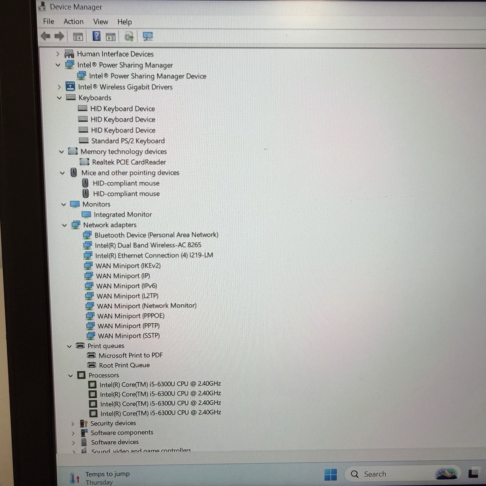 Dell Latitude 7280 Intel i5-6300U @ 2.40GHz 128GB SSD 8GB Laptop -Cracked Screen