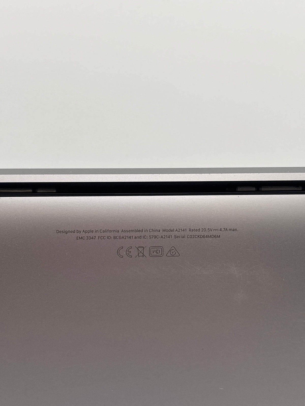 Apple MacBook Pro 16″ A2141 2019 i7 16GB RAM 512GB SSD – Bad Display