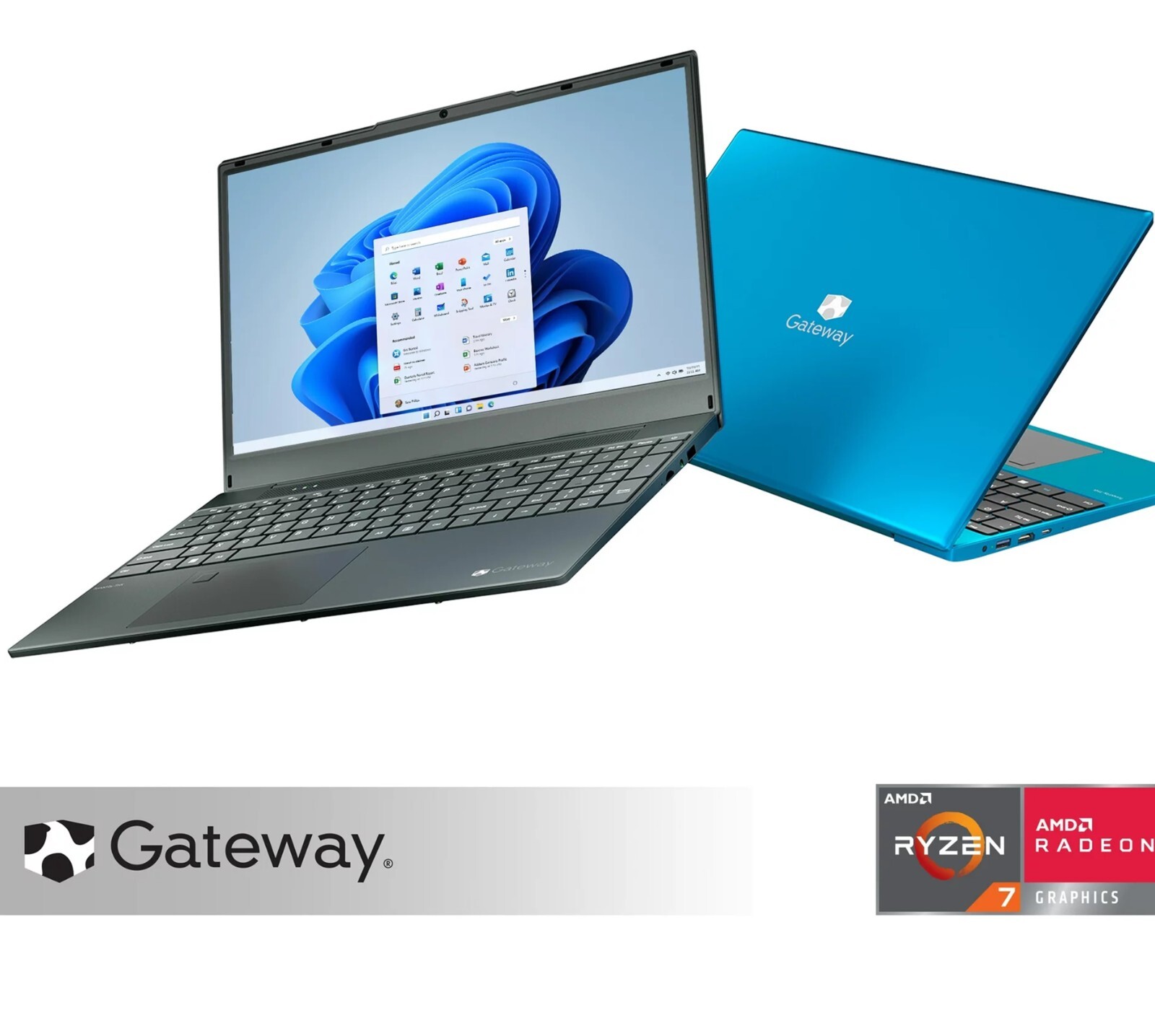Brand New Gray Gateway 15.6″ FHD Laptop AMD Ryzen 7 Radeon RX Vega 10 8GB 512GB