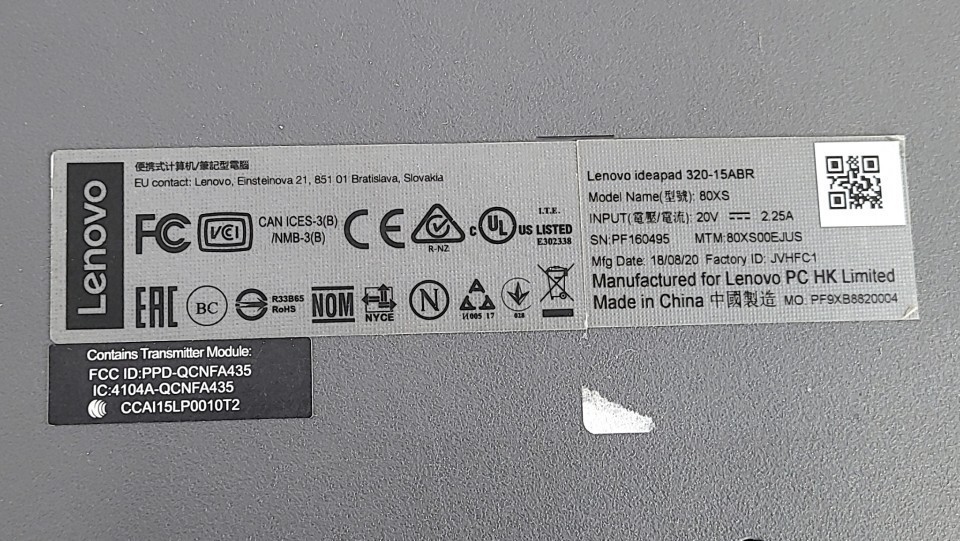 Lenovo IdeaPad 320-15ABR 80XS Laptop AMD A12-9720P 8GB 250GB