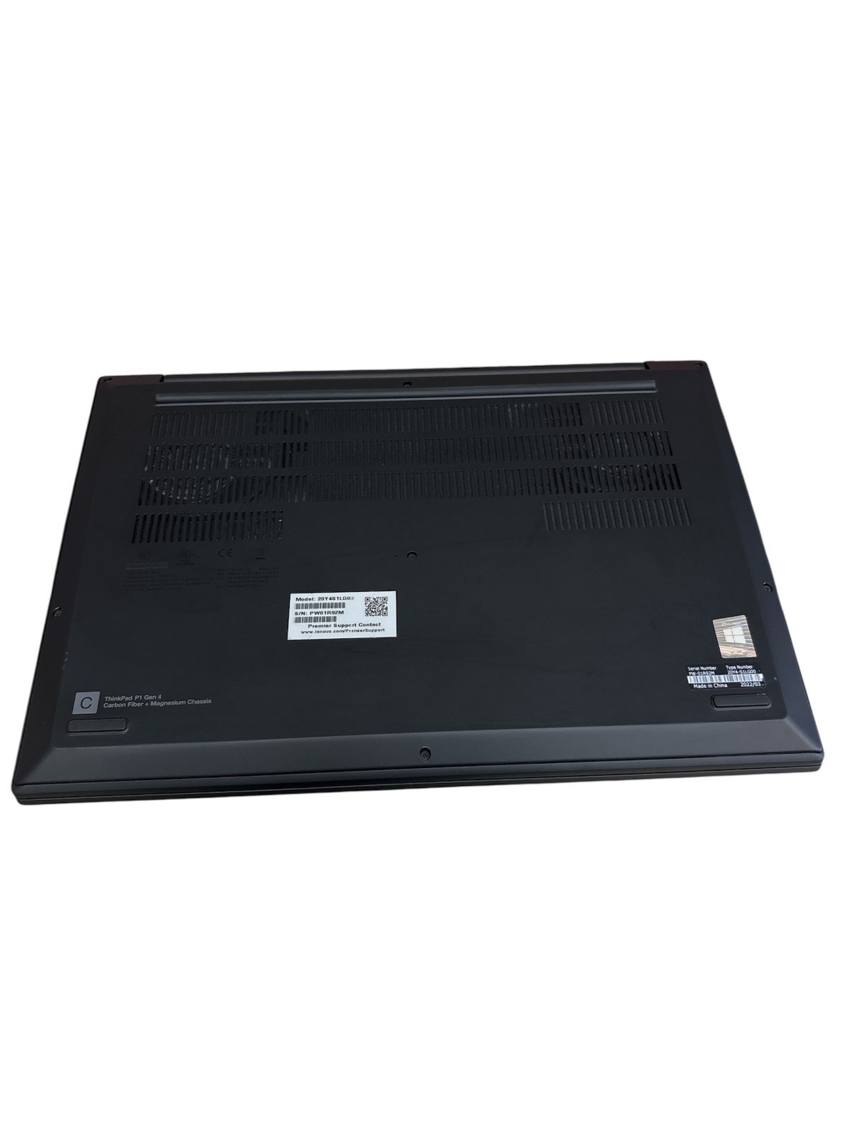 Lenovo ThinkPad P1 Gen 4 16″ i7-11850H 32GB 512GB Quadro T1200 Win 11 No AC