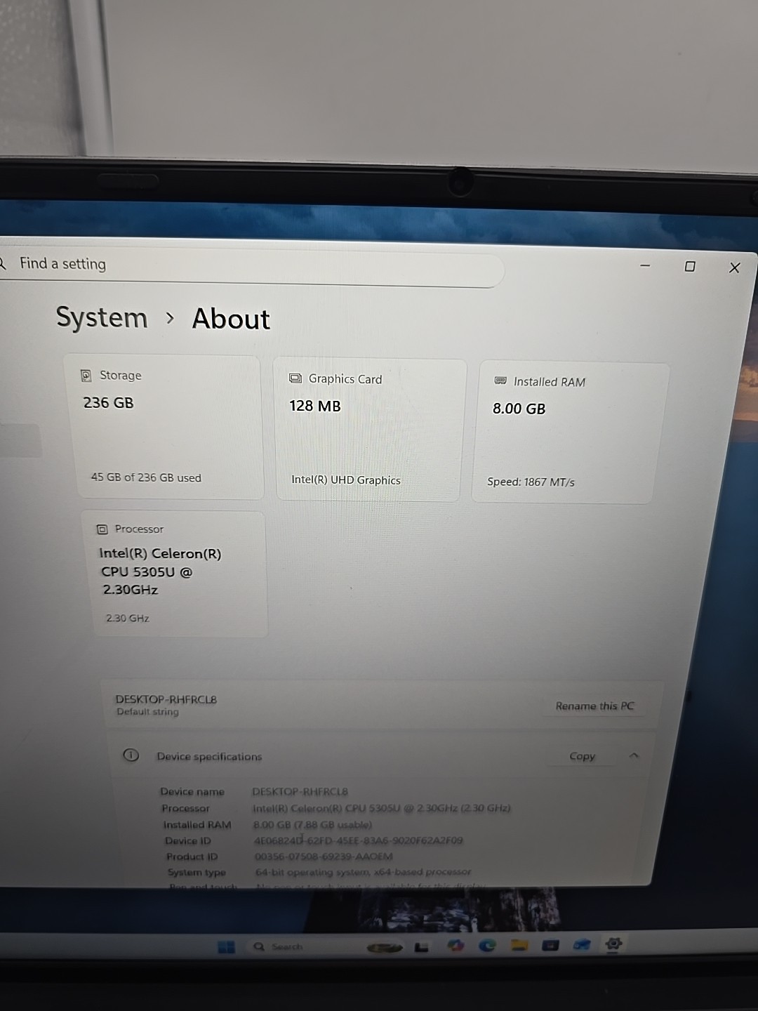 Jumper EZbook S7 Max 16″ Laptop 8GB 128GB SSD + 128GB ROM Windows 11 5305U