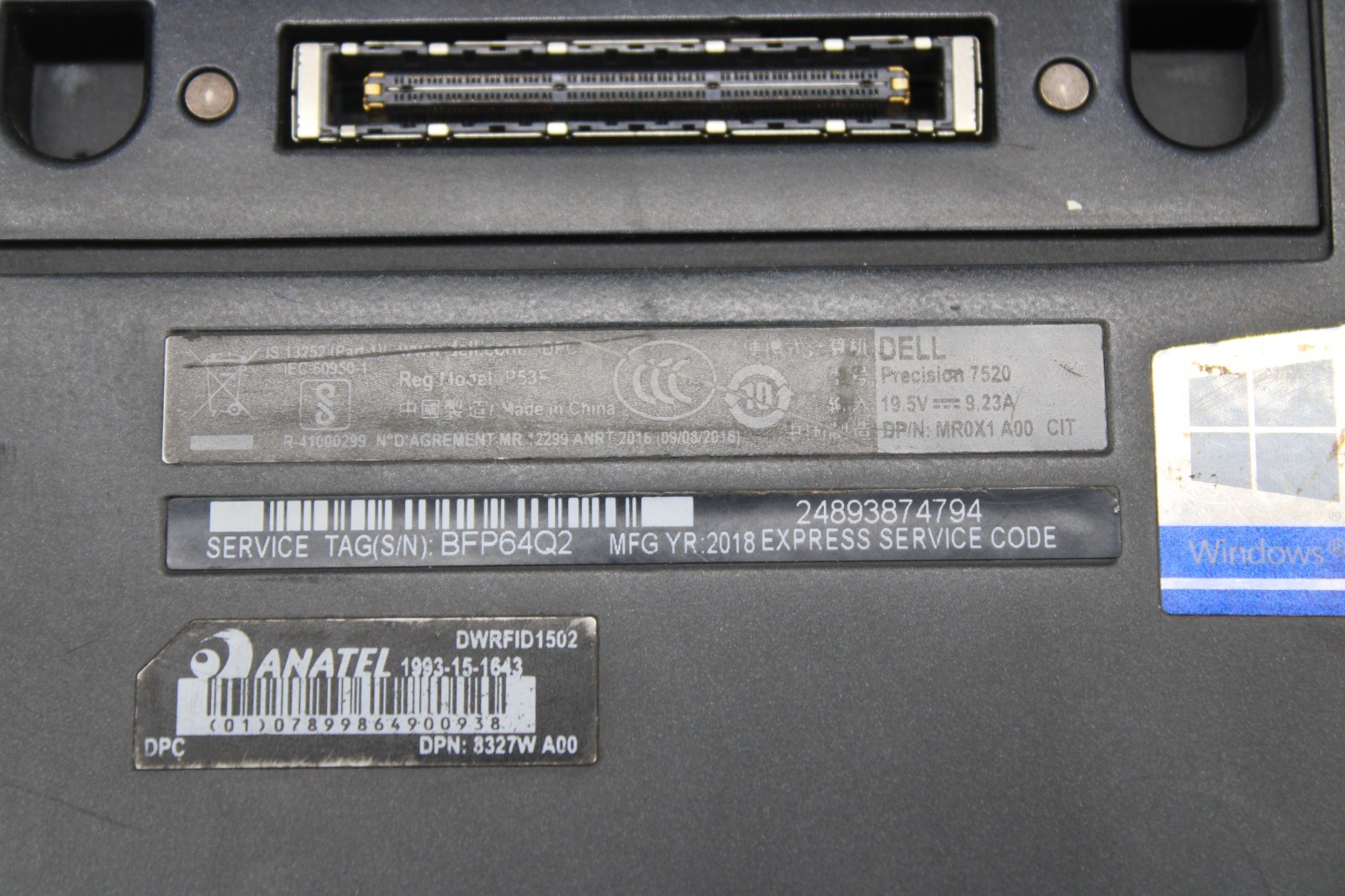 Dell Precision 7520 – W11 Pro, 32GB DDR4 RAM, 256GB SSD, Intel i7-6820HQ