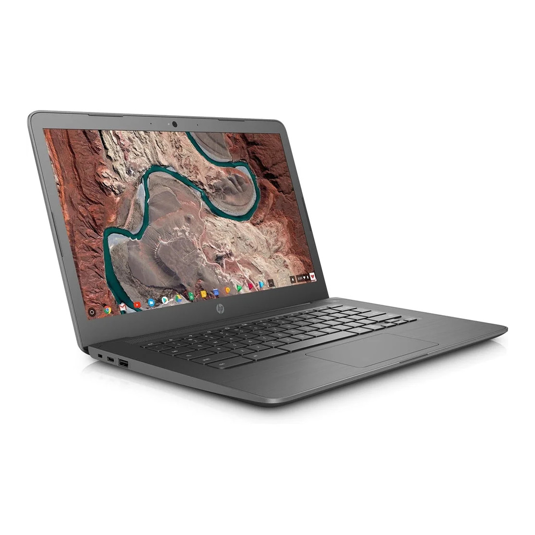 HP Chromebook 14″ AMD A4-9120E 4GB 32GB Touchscreen Gray 14-DB0025NR ChromeOS