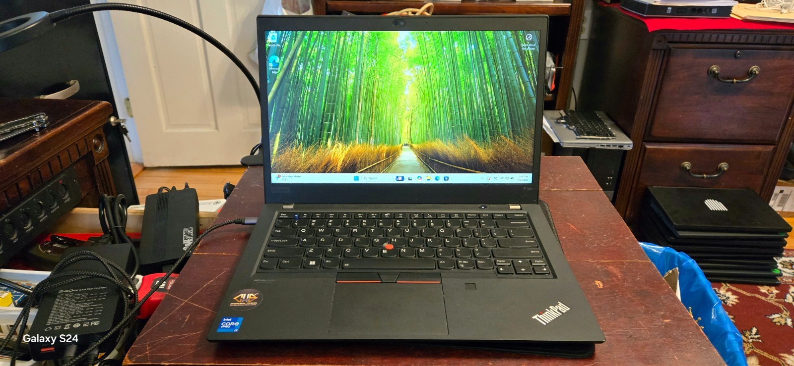 Lenovo ThinkPad P14s Gen 2 i7‑1185G7 • 32GB • 1TB SSD • NVIDIA T500 • Win 11 Pro