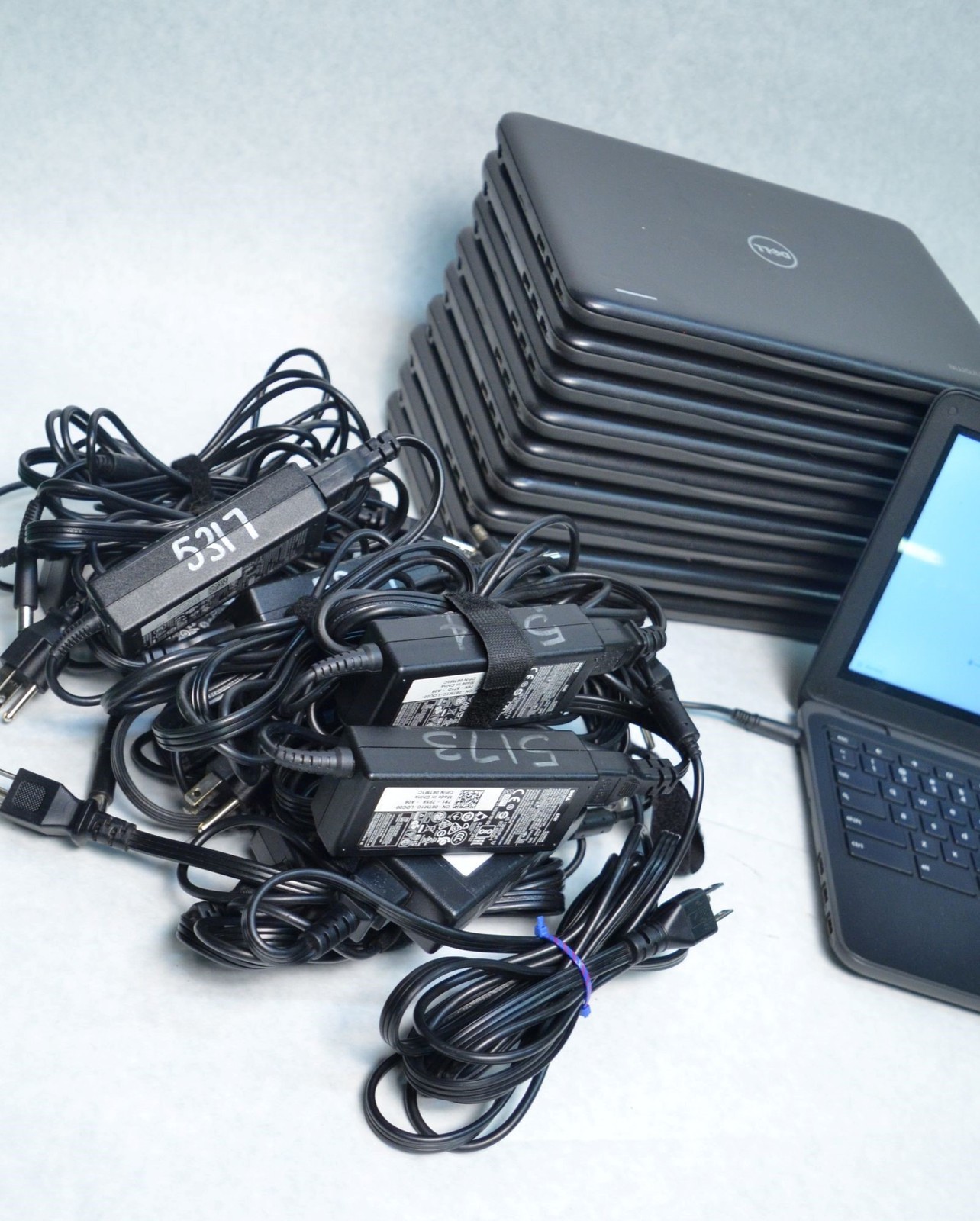 Lot of 10 Dell Chromebook 11 3180 11.6″ Celeron N3060 2.48GHz 4GB-RAM 16GB-SSD
