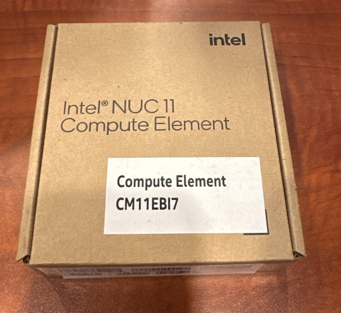 Intel NUC 11 Compute Element CM11EBI7 i7-1165G7 16GB WiFi 6 New Sealed