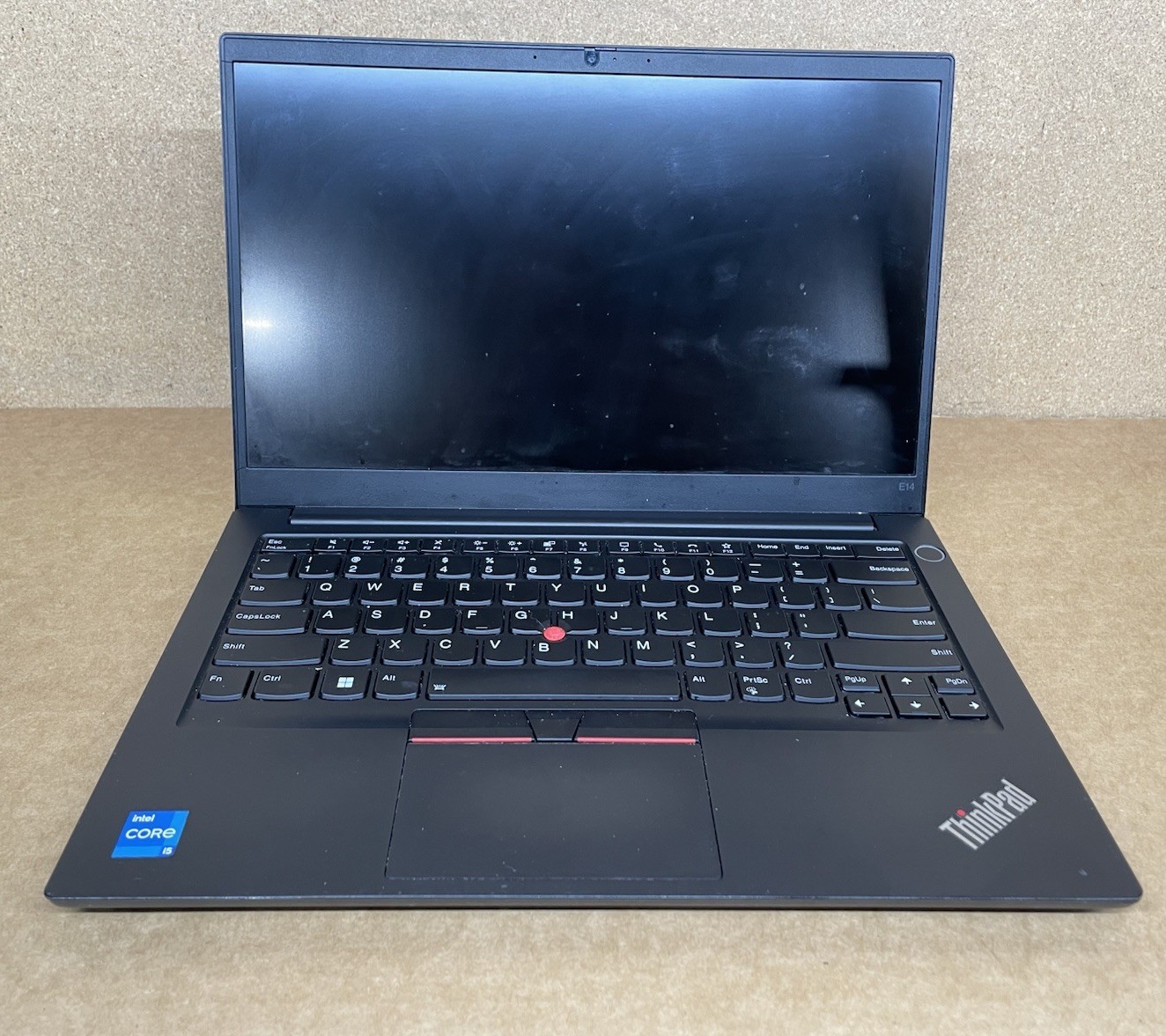 Lenovo ThinkPad E14 Gen 2 Intel Core i5 1135G7@2.4GHz, FOR PARTS, NO SSD, NO RAM