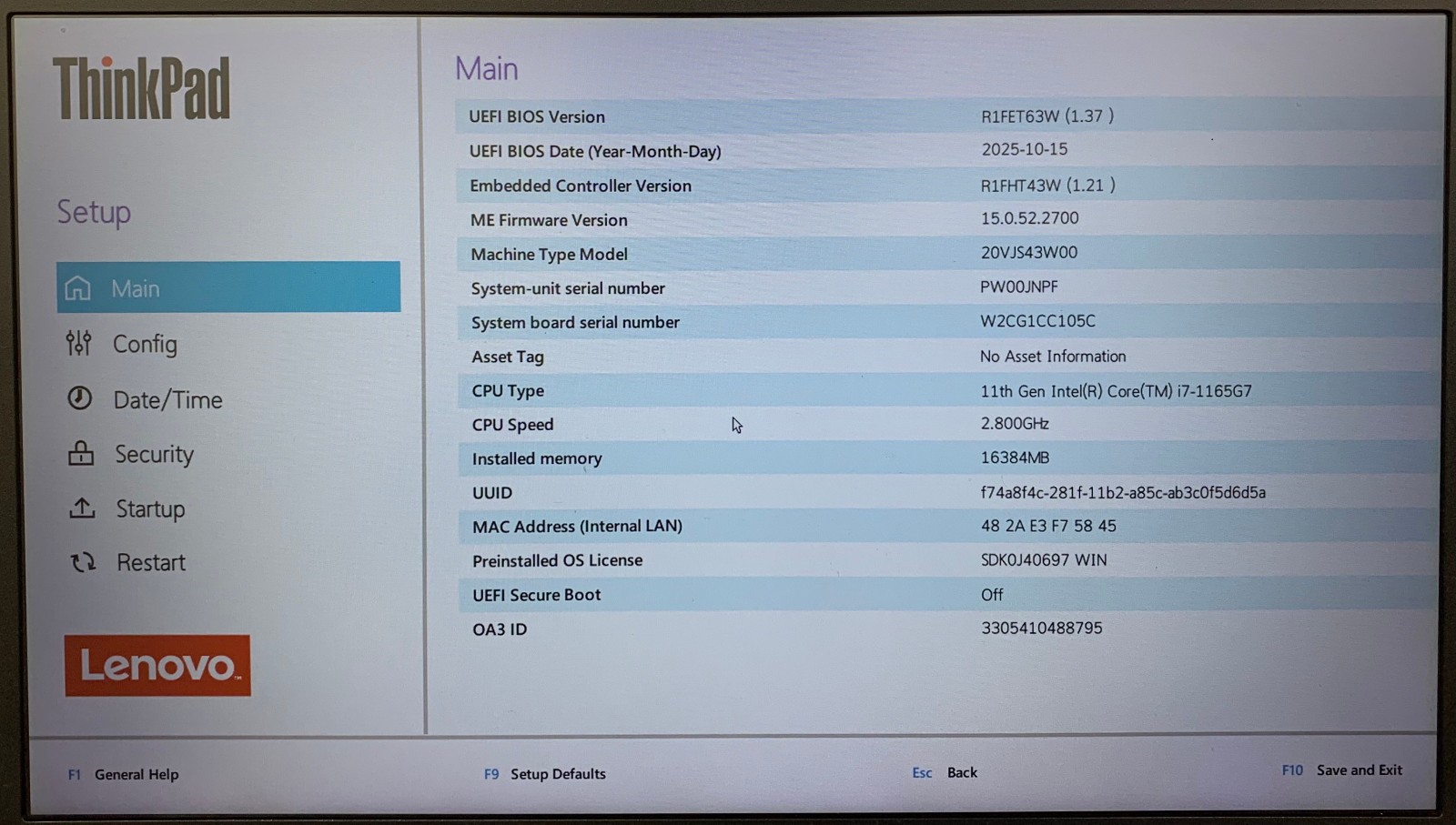 Lenovo ThinkPad L13 Gen 2 14″ i7-1165G7 16GB RAM, No Storage, Remote Managed