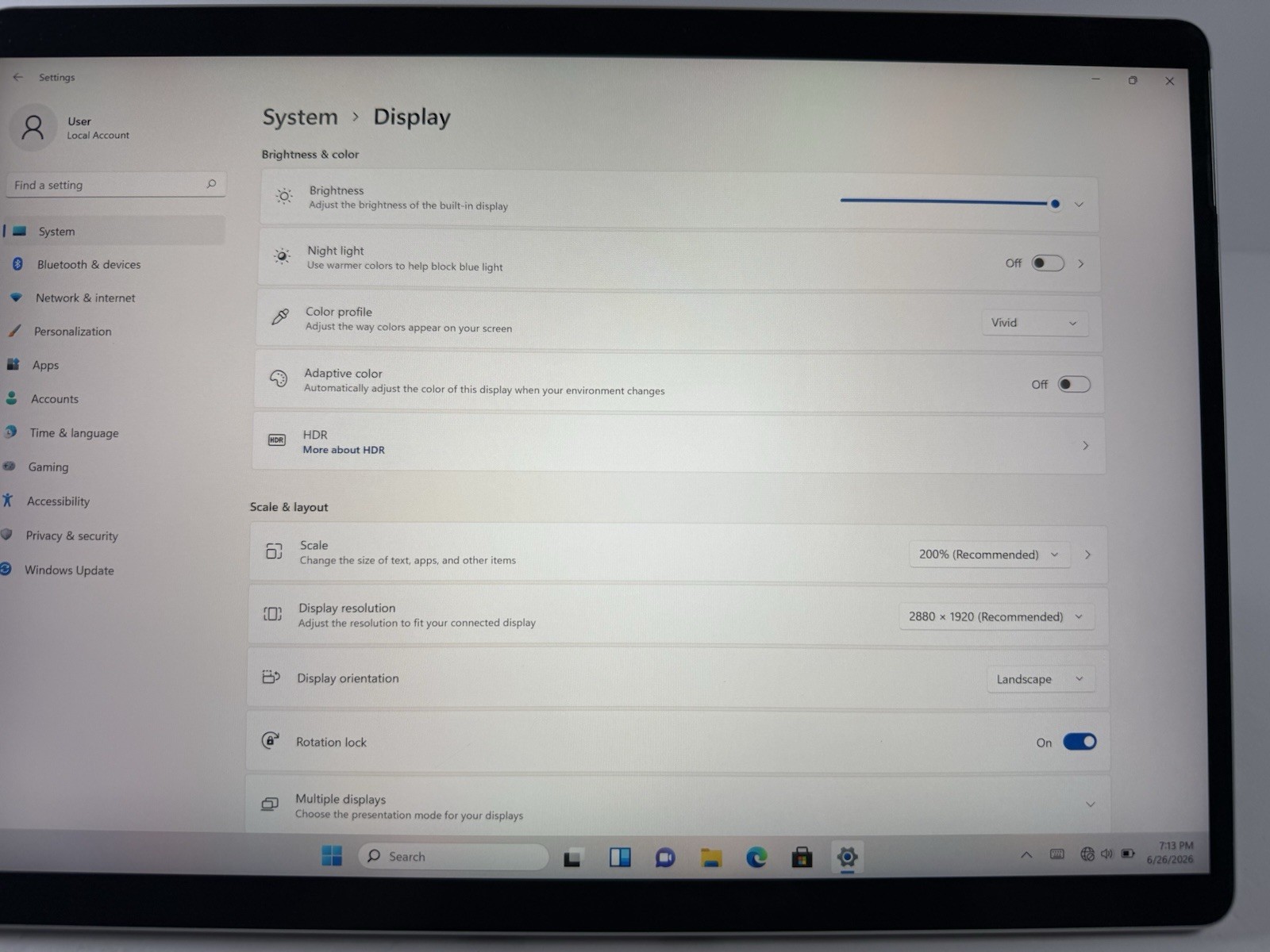 Microsoft Surface Pro 8 (1982) i5-1145G7 – 16GB RAM – 256GB 120Hz – Win 11 Pro