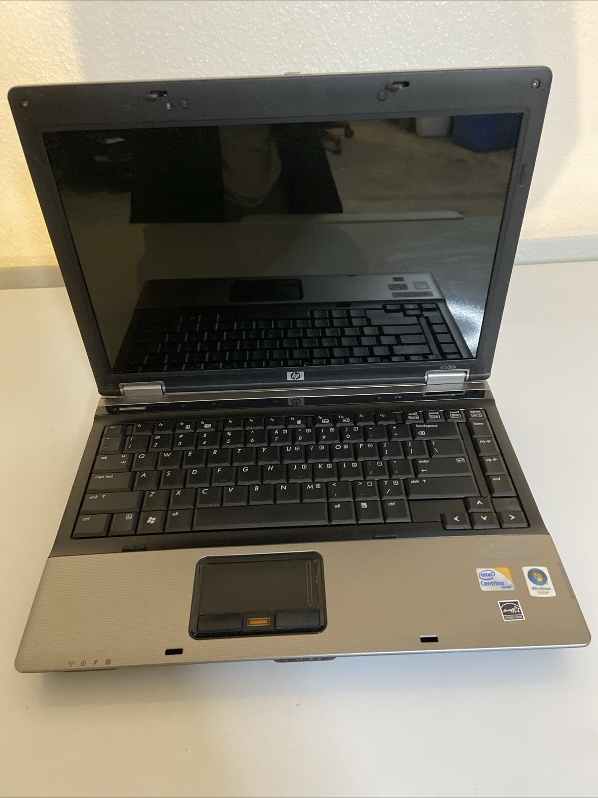 HP Compaq 6530b 14″ Laptop C2D P8600 2.4GHz 4GB RAM 320 HDD Win10 BAD BATTERY