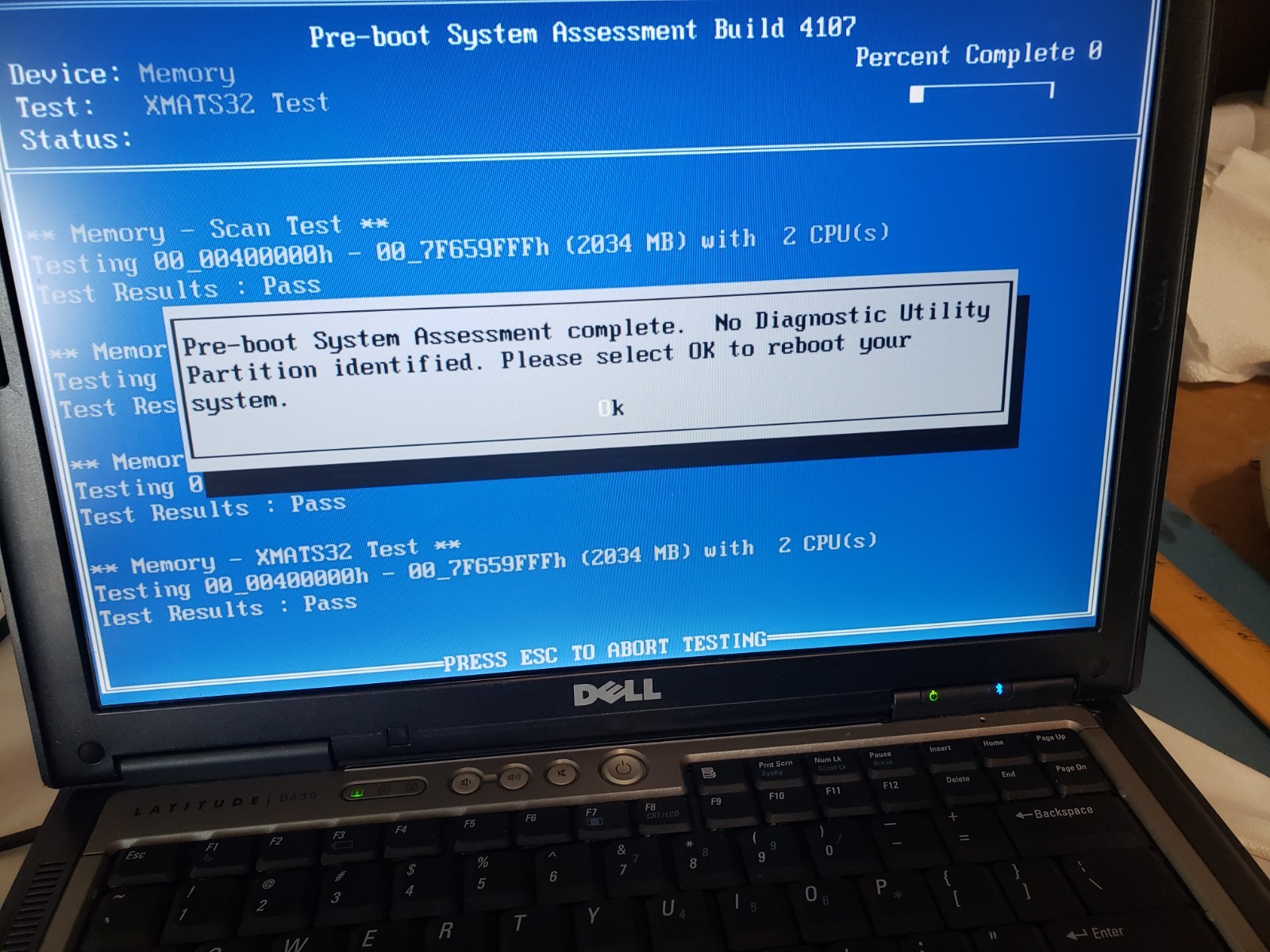 Dell Latitude D630 Laptop Windows Vista WiFi Serial port DVD/CD Works SEE Pics