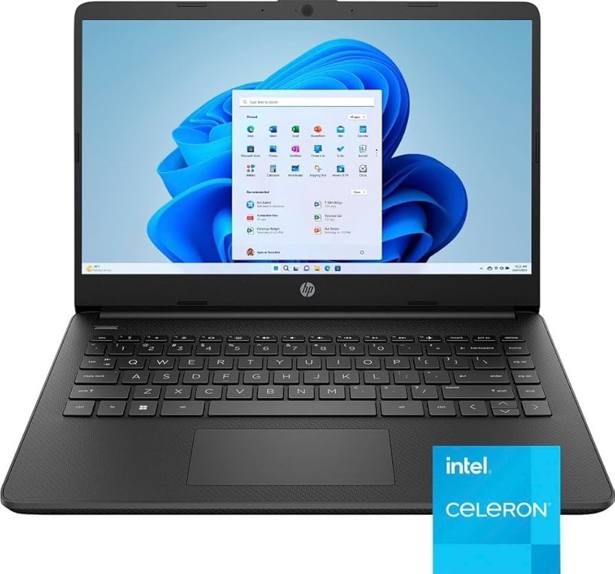 HP 14-dq0761dx 14″ HD LED Intel Celeron N4120 4GB SODIMM DDR4 SDRAM 128GB EMMC