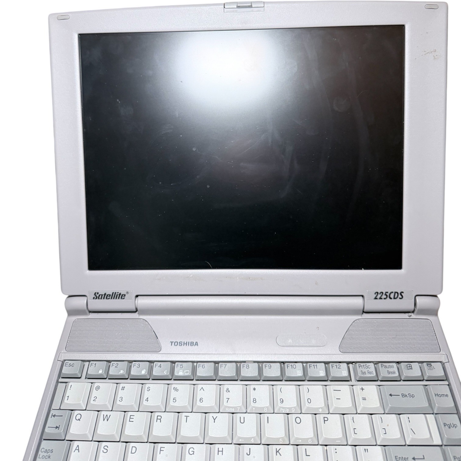 Vintage 90s Retro Tech Toshiba Satellite 225CDS Laptop PC PA1240U-S6C Grey parts