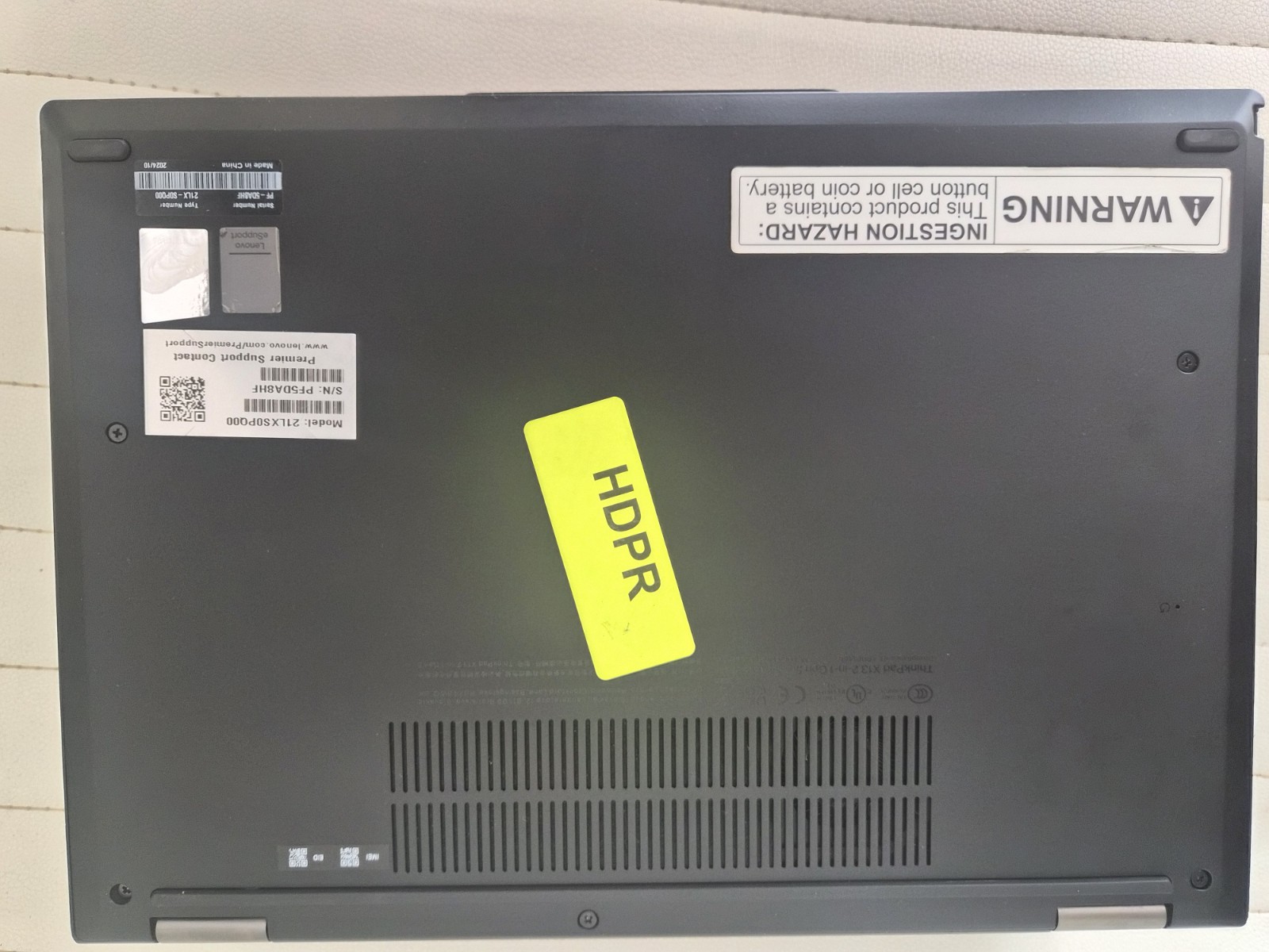 Lenovo ThinkPad X13 Gen 5 Laptop 13.3 Ultra 5 135U 16GB RAM, NO SSD. SOLD AS IS
