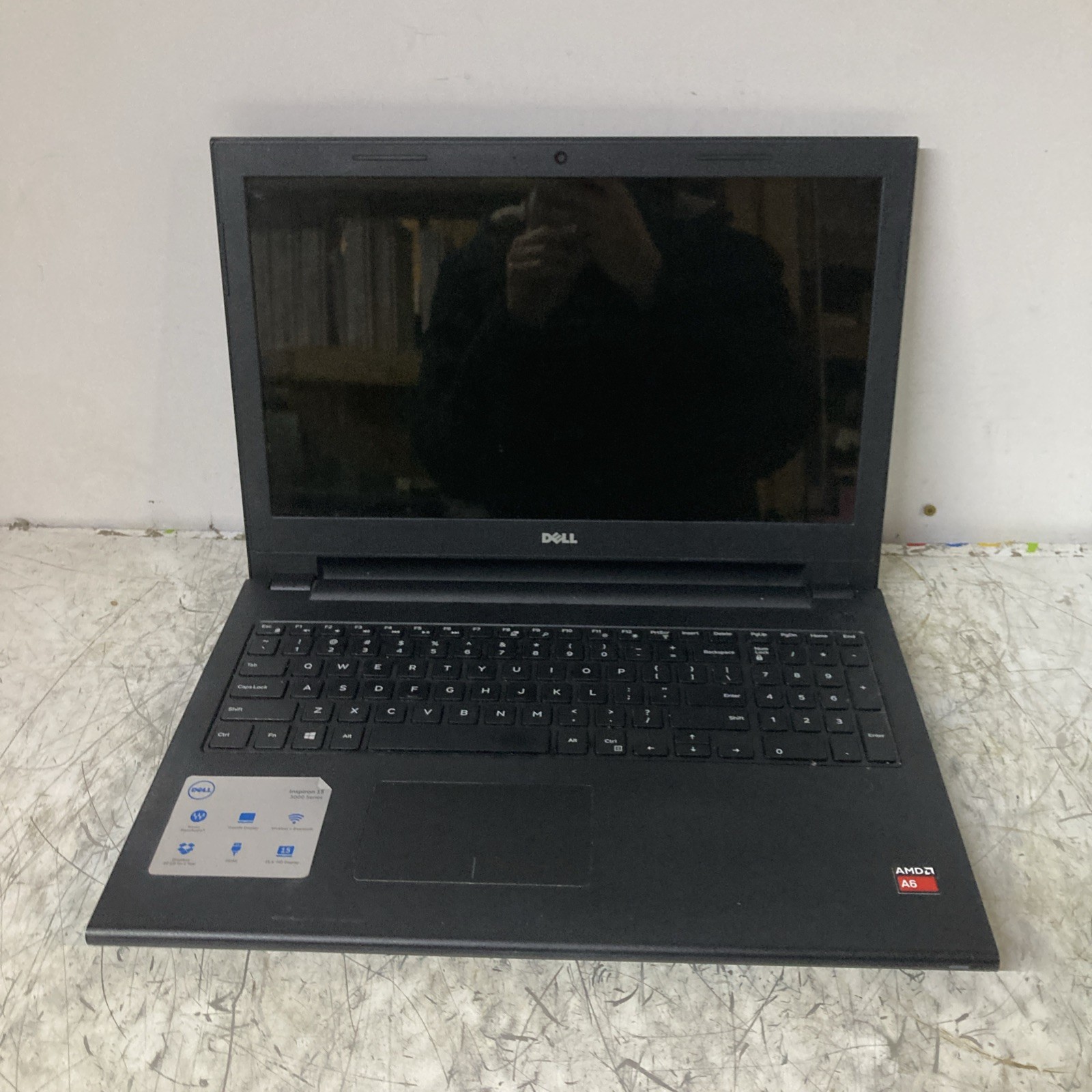 Dell Inspiron 3541 15 AMD A6-6310 1.80GHz 4GB Ram NO HDD Boot to BIOS