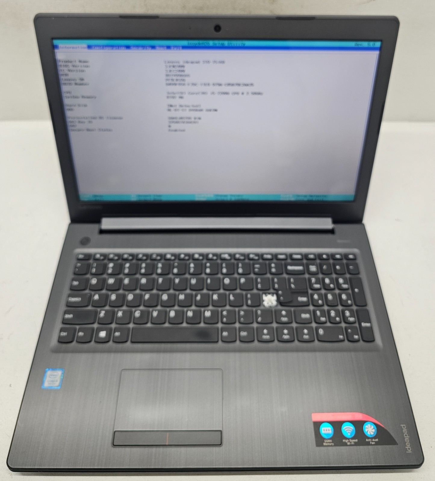 Lenovo Ideapad 310-15IKB 15.6″ Laptop Intel Core i5-7200U 8GB Ram NO HD/OS (FL)