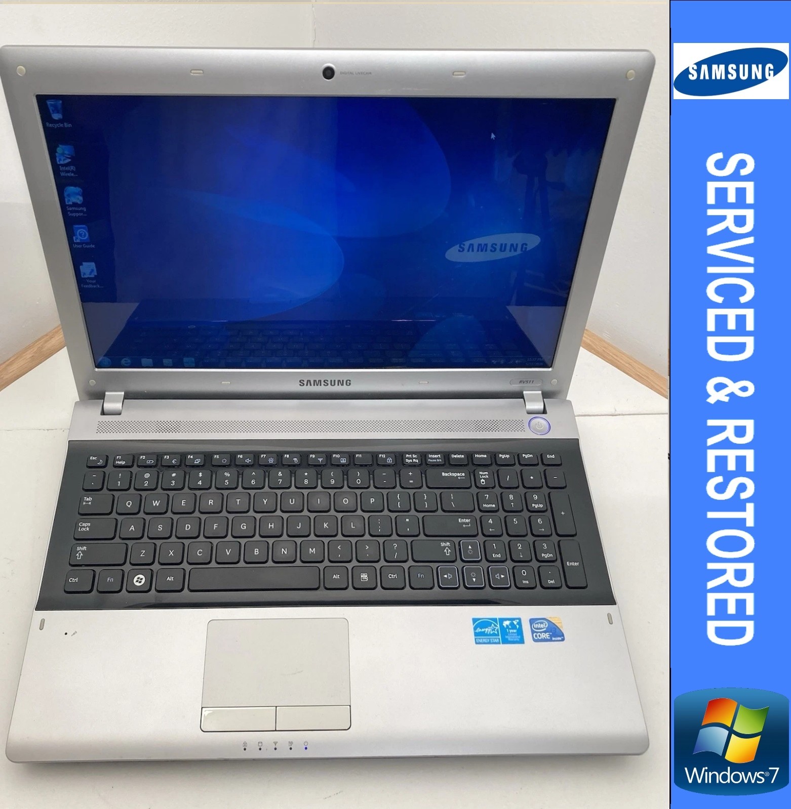 Samsung NP-RV511 Laptop SERVICED & RESTORED/15.6″/Windows 7/Excellent Condition!