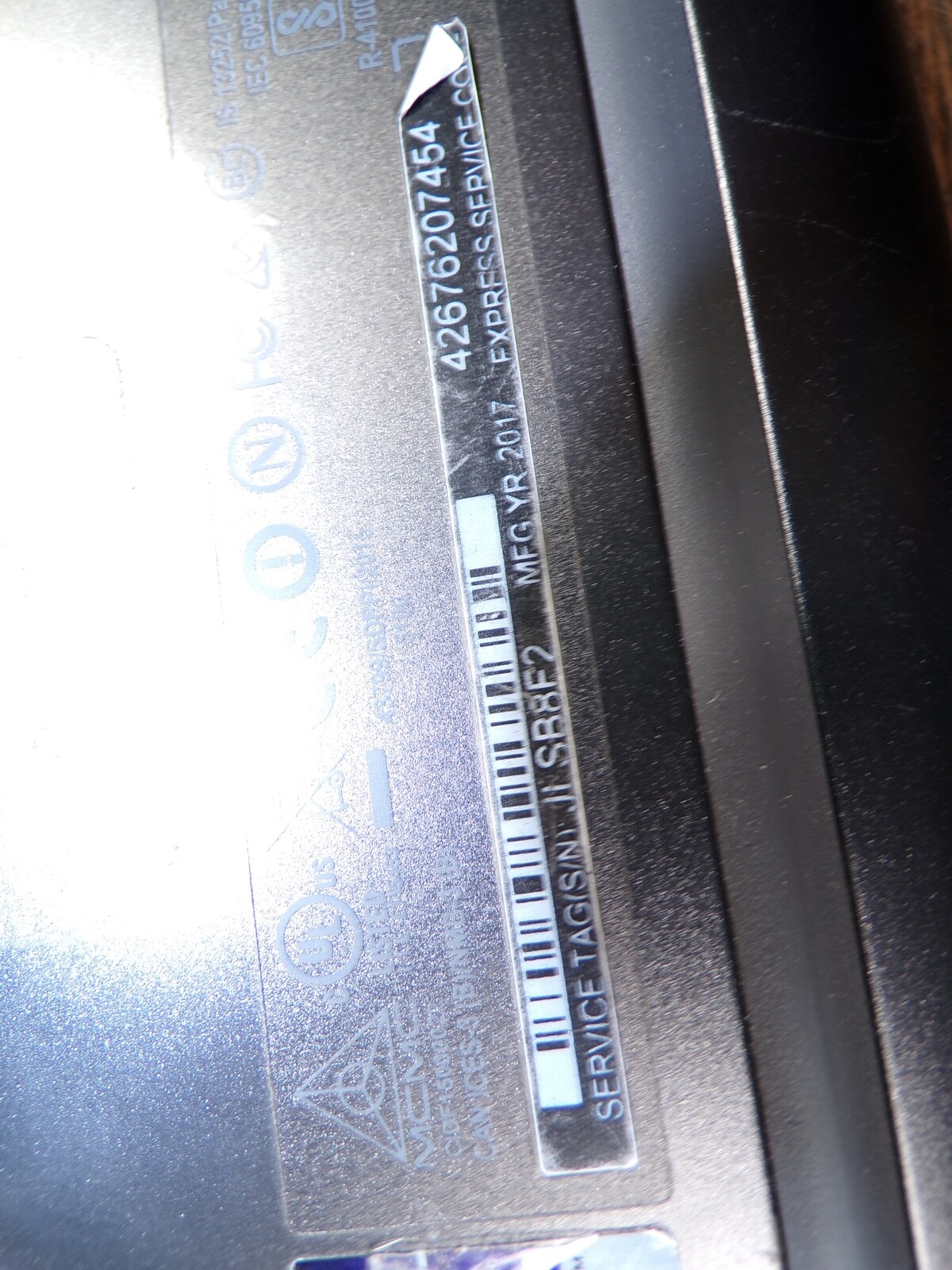 DELL LATITUDE 3379 INTEL CORE i3-6100U 2.30GHZ 8GB RAM