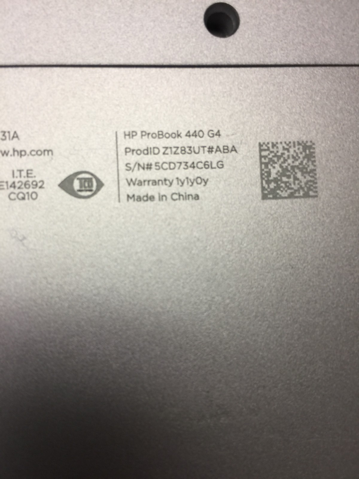 HP ProBook 440 G4 14″ Core i5 7th gen 2.50GHz, 8 GB RAM 256 GB SSD WIN 11 PRO