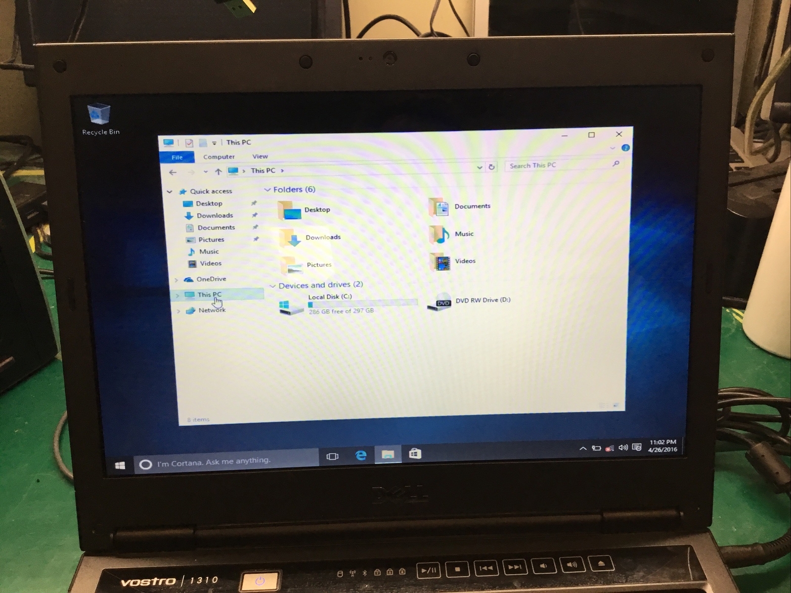 Dell Vostro 1310, 3GB RAM, 300GB Hard Drive, Intel Core 2 Duo T5670, Win 10 – D2