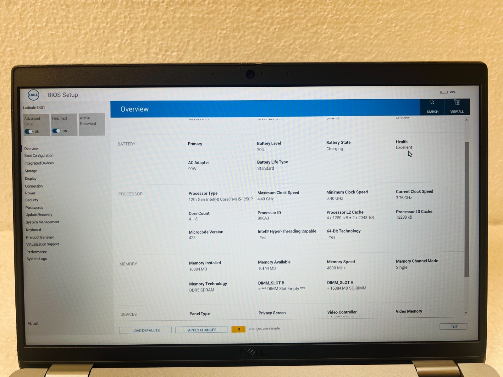 Dell Latitude 5431 Laptop Computer i5-1250P 16GB DDR5 512NVMe SSD Win 11 Pro