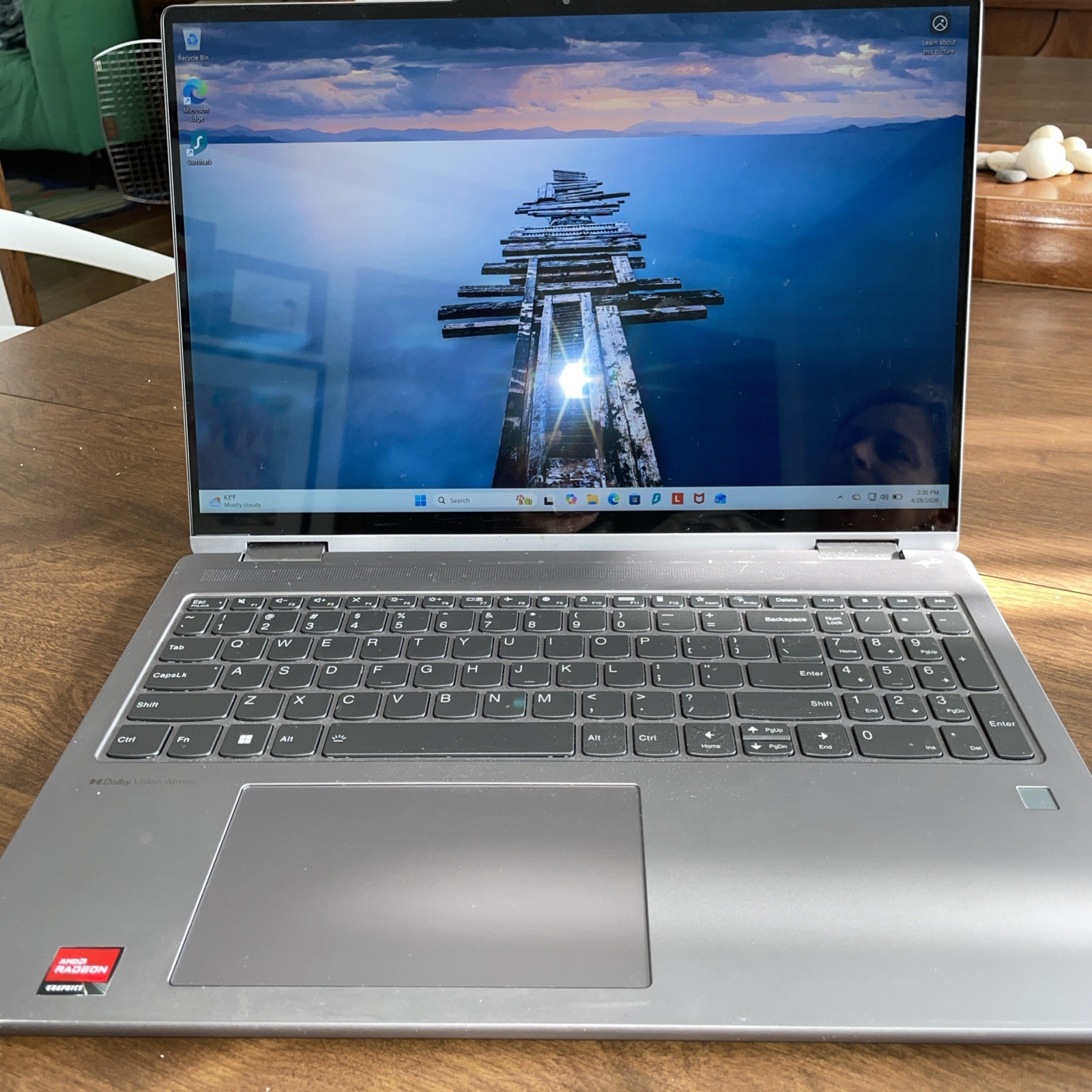 Lenovo Yoga 7 2-in-1 16″ WUXGA Laptop AMD Ryzen 5 7535U 8GB RAM 512GB SSD Gray