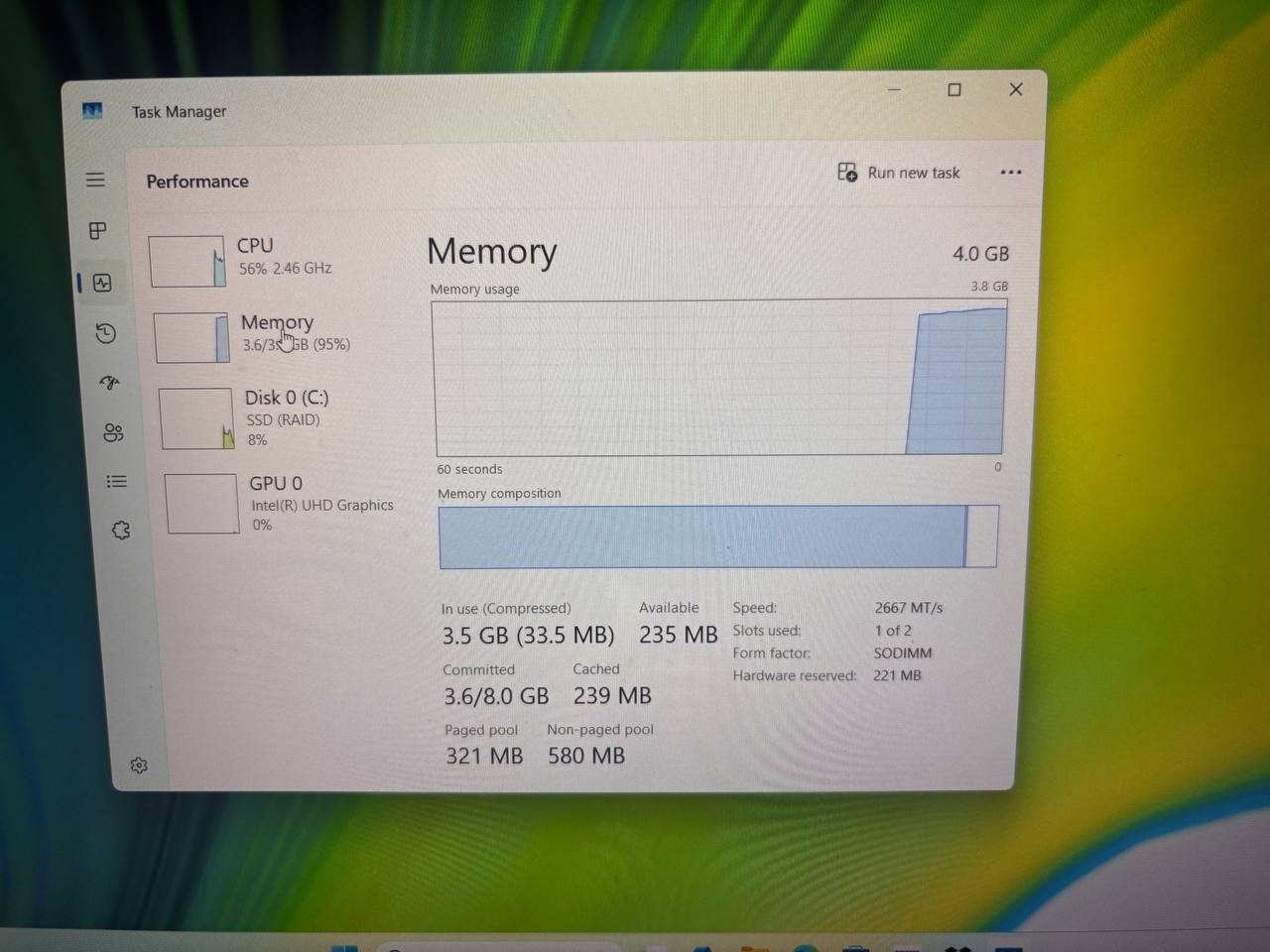 Acer Aspire 5 A515-56 15.6″ FHD i3-1115G4 4GB Ram 512GB SSD Win 11 PH9
